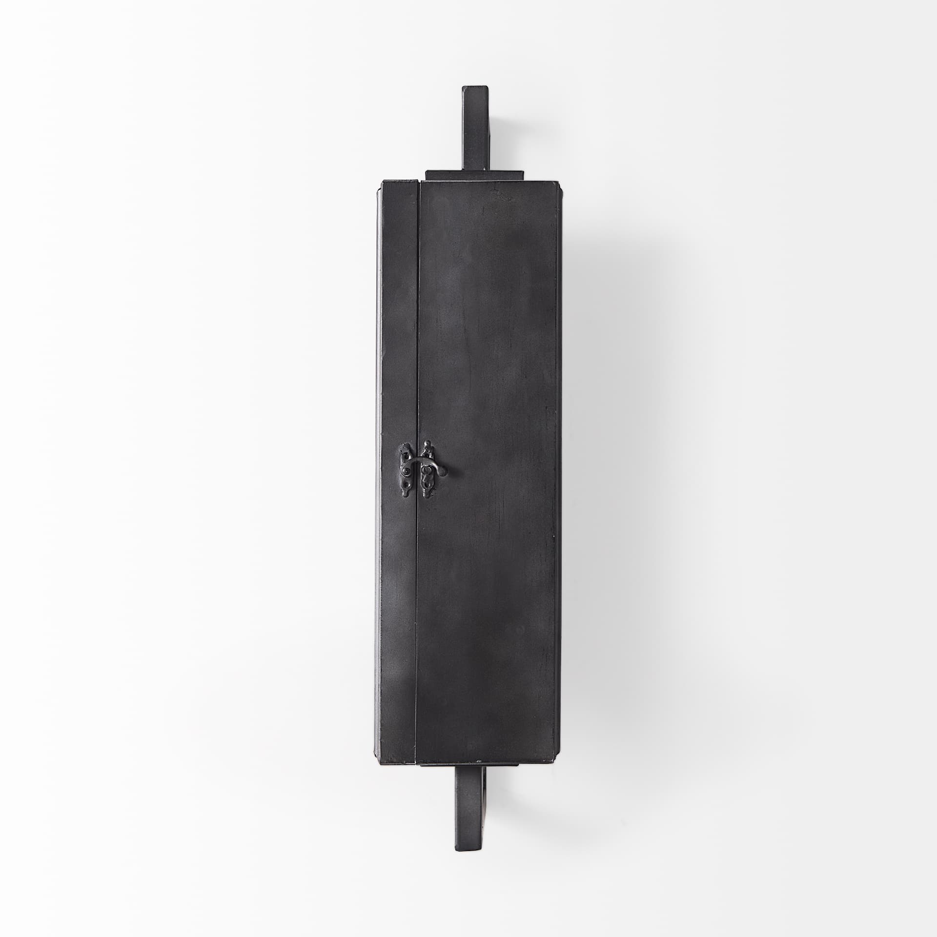 Hagar Rectangular Large Industrial Wall Clock — product photograph