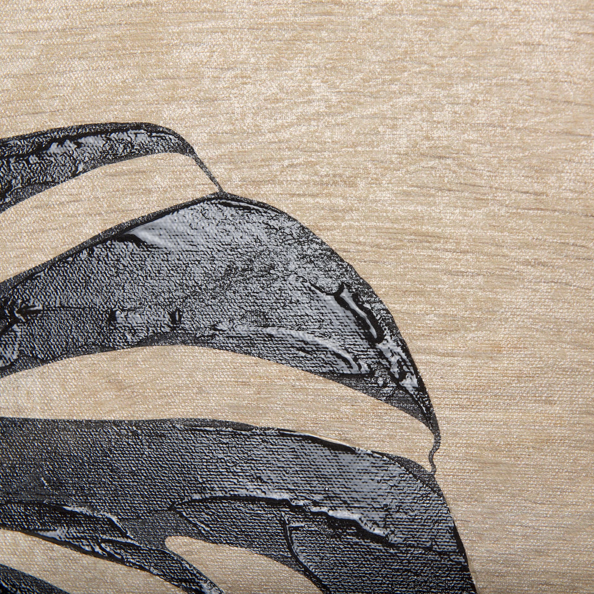 Tropical Leaf I by Mercana Studio a Hand Embellished Textured Canvas — product photograph