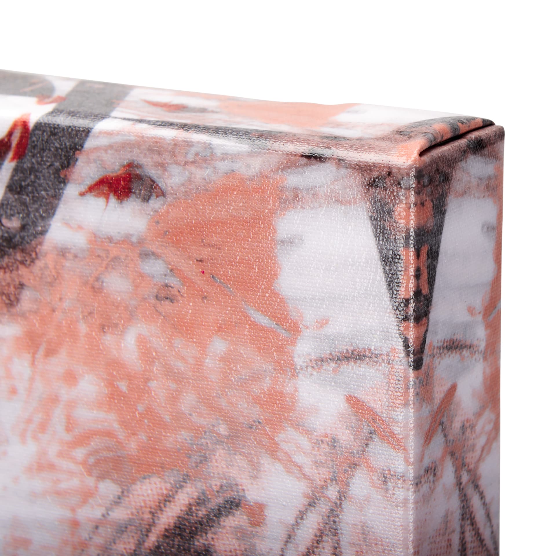 Graffiti Sculpture IV by Mercana Studio a Hand Embellished Textured Canvas — product photograph