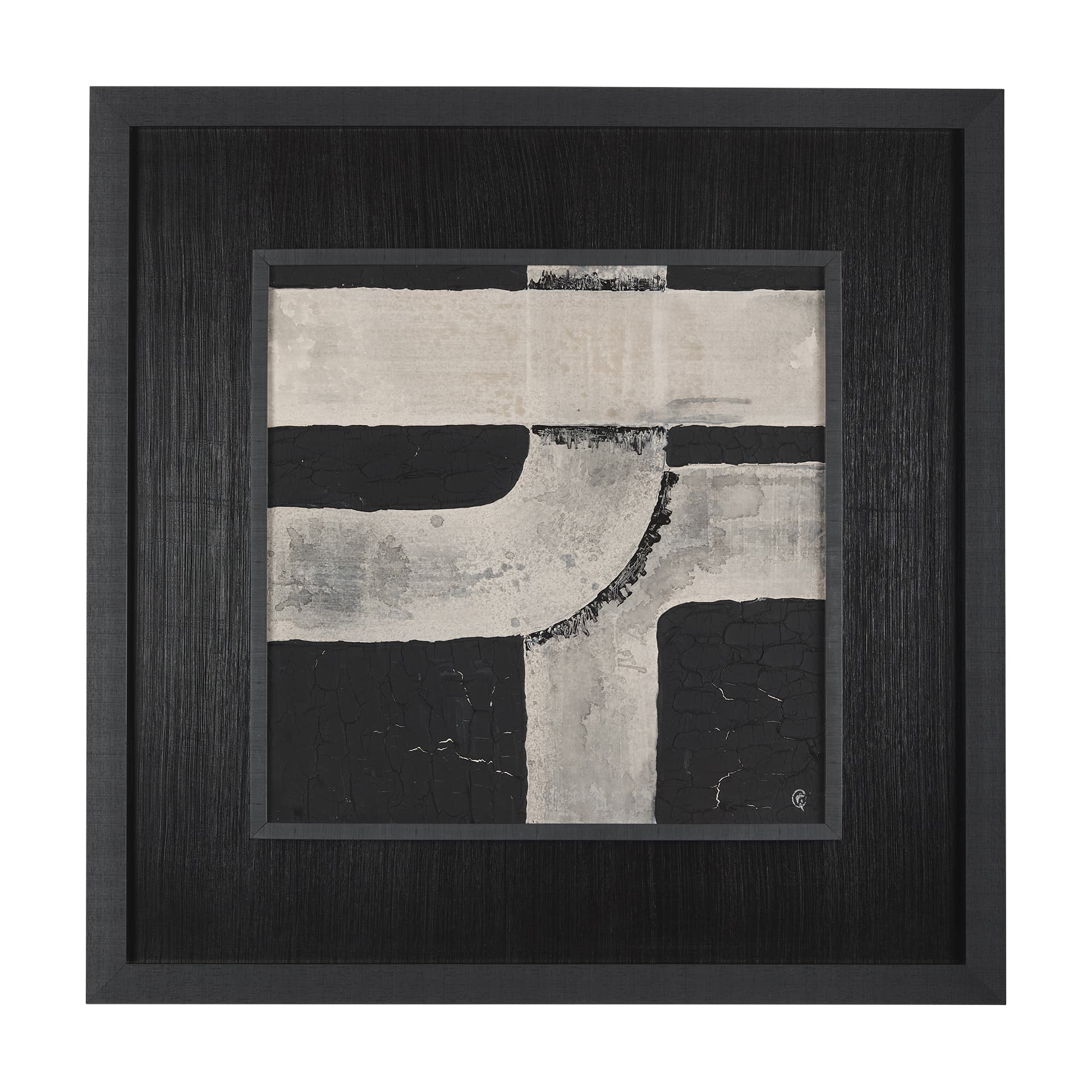Pipes II by Studio M a handmade Original Framed Artwork under Glass — product photograph