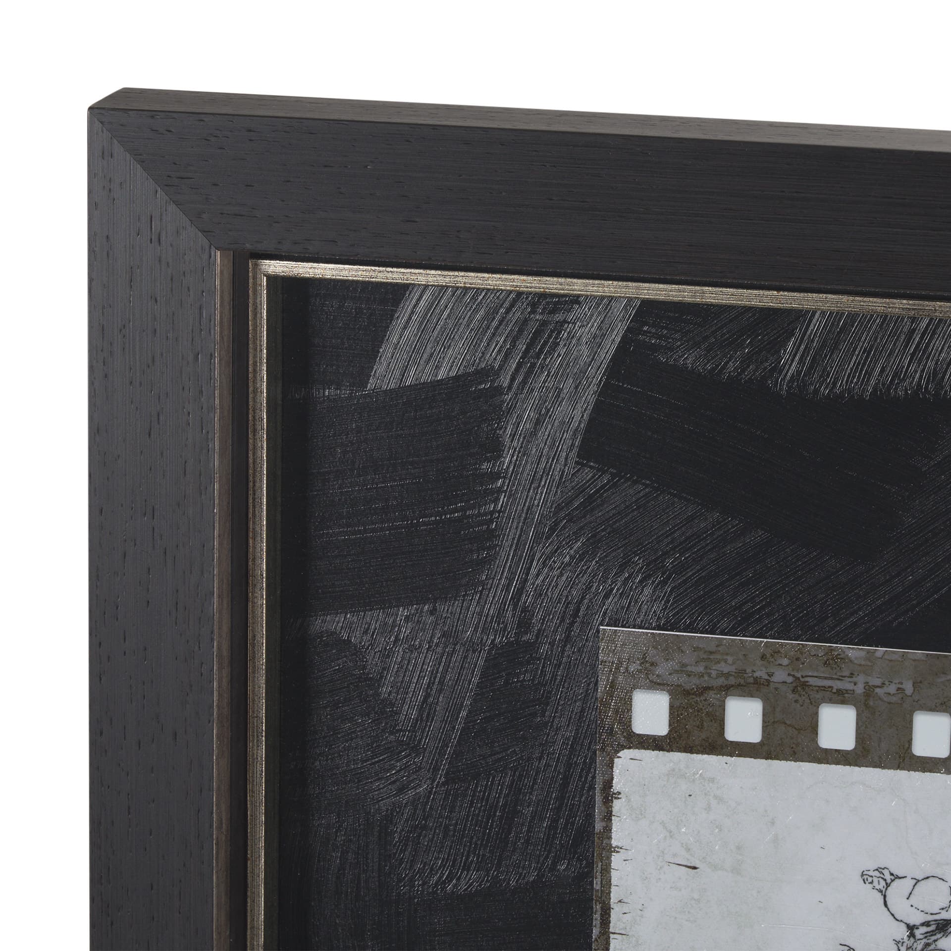 Eight Seconds by Mercana Studio a Hand Embellished Framed Art Print Matted under Glass — product photograph