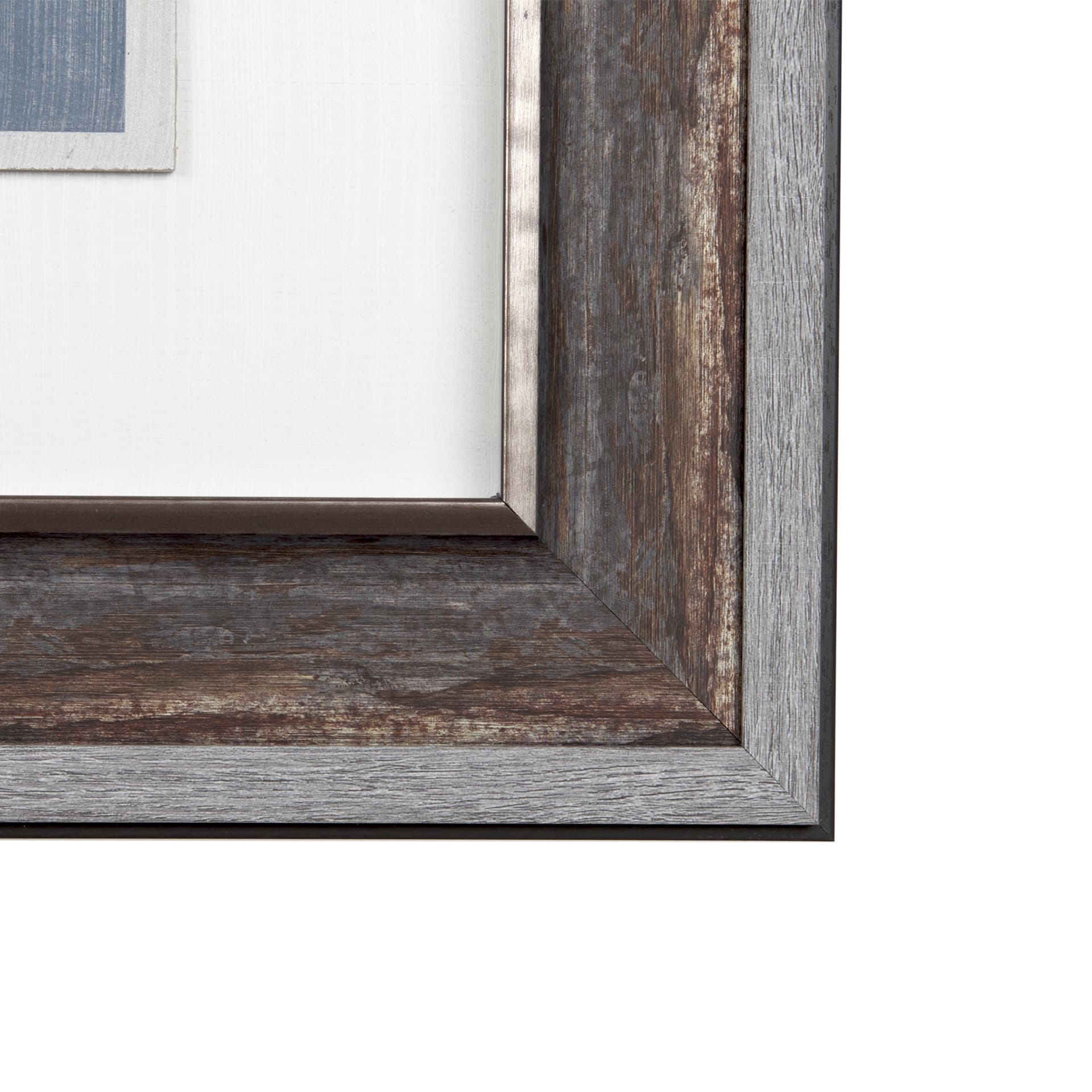 Silver and gold Inspiration III by Mercana Studio a Hand Embellished Textured Framed Art Print — product photograph
