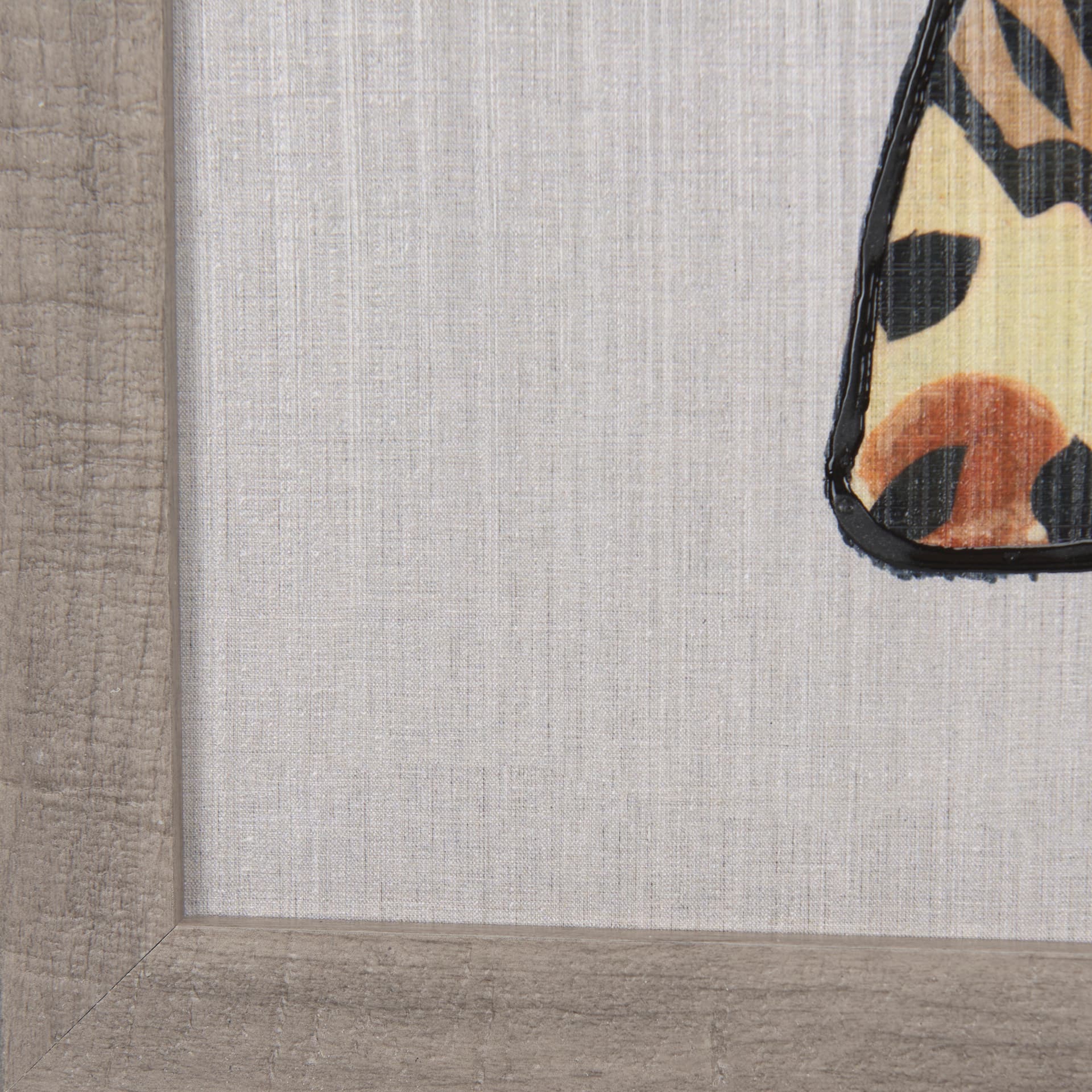 Moth III by Mercana Studio a Hand Embellished Textured Framed Art Print — product photograph