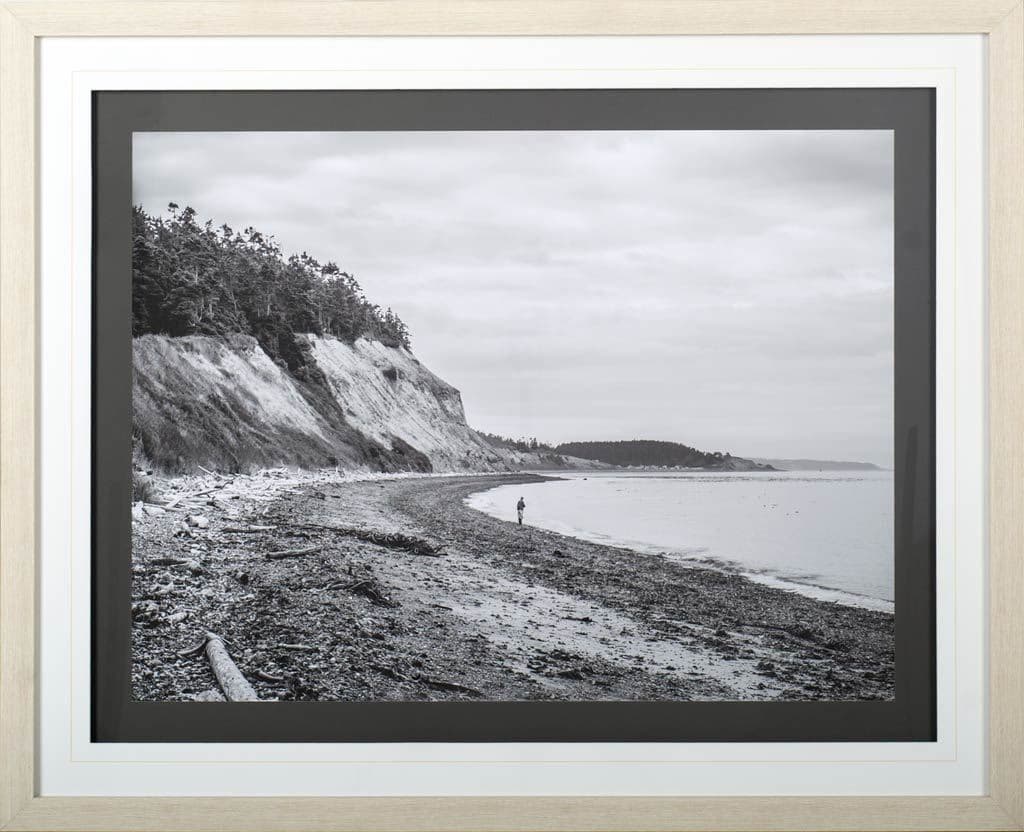 Fisherman, Ebeys Landing Whidbey Island by Bisig, Steve a Framed Photo Art Print Matted under Glass — product photograph