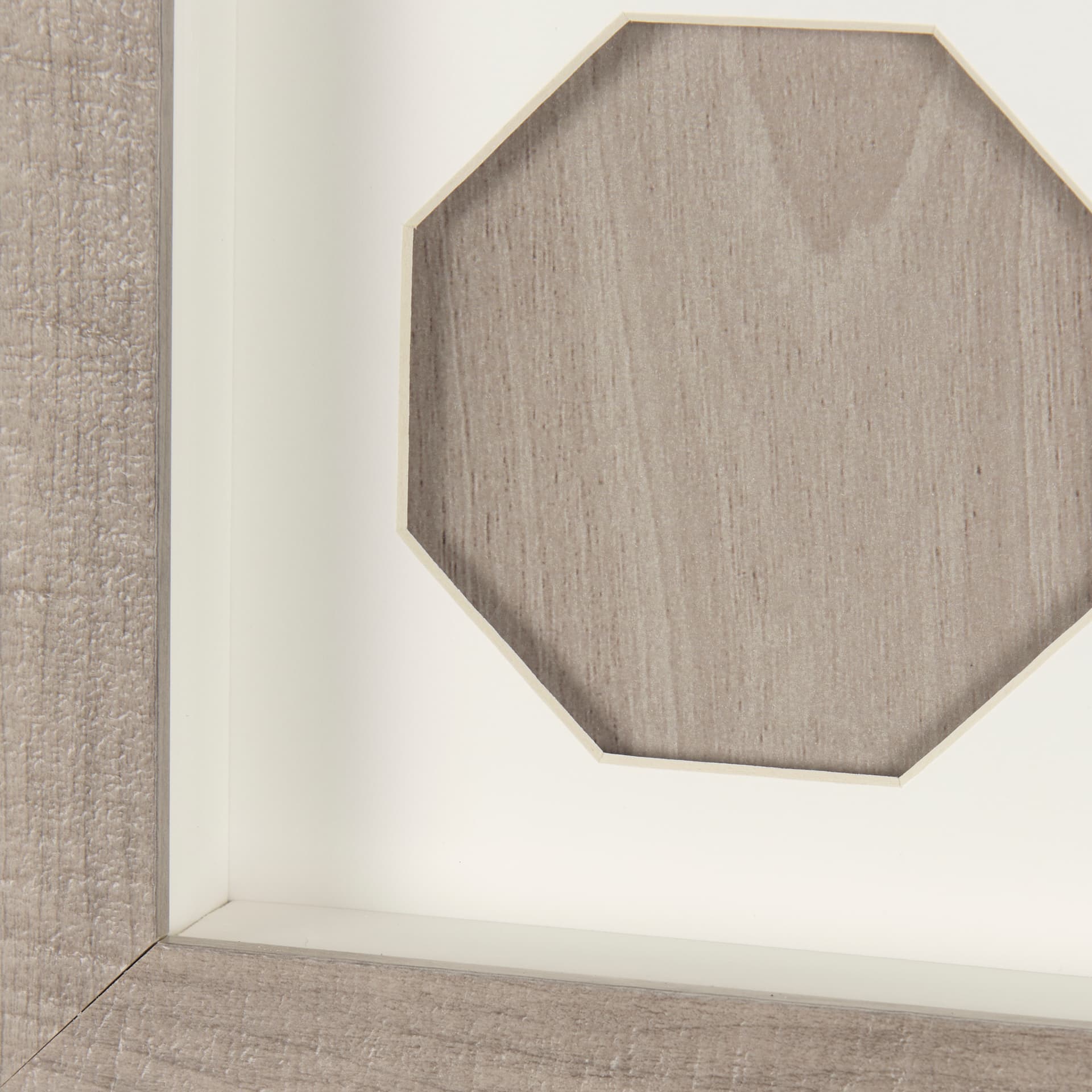 Wood Grain Silhouette I by Studio M a Framed Art Print Matted under Glass — product photograph
