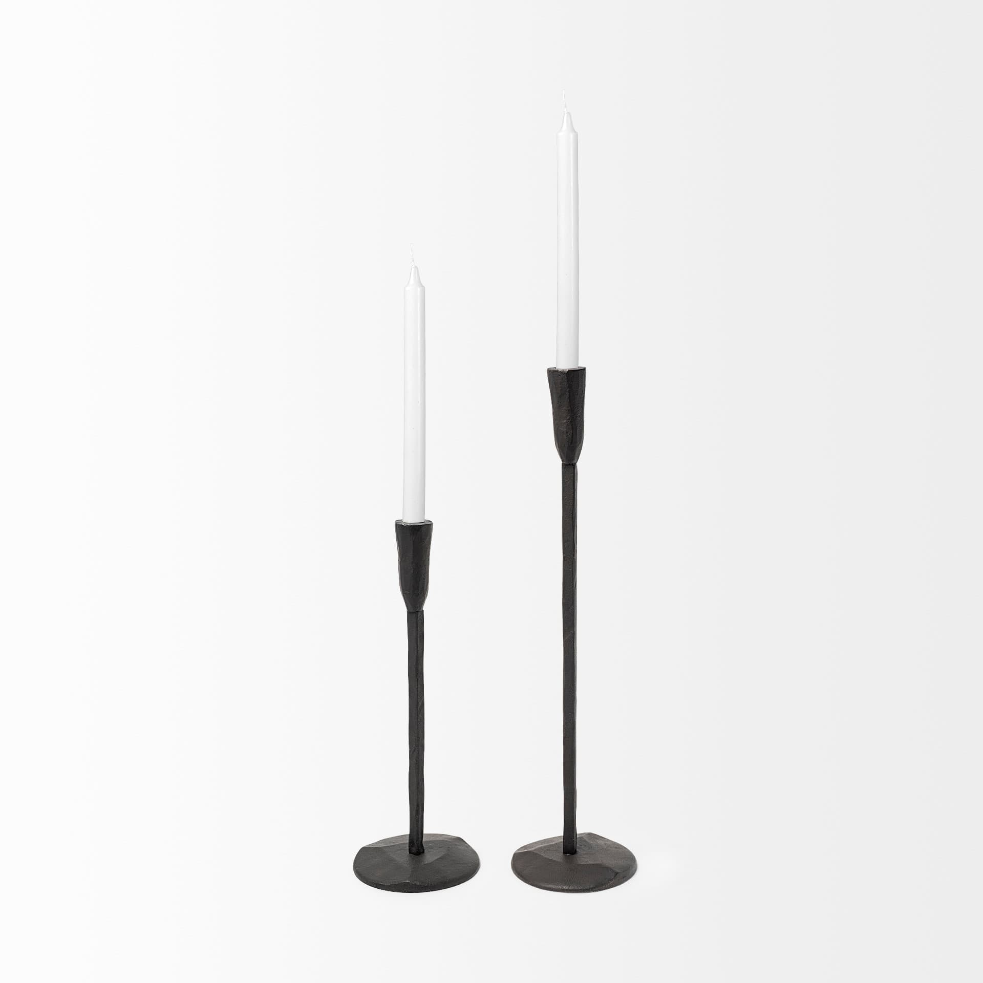 Levit (Large) Black Table Candle Holder — product photograph