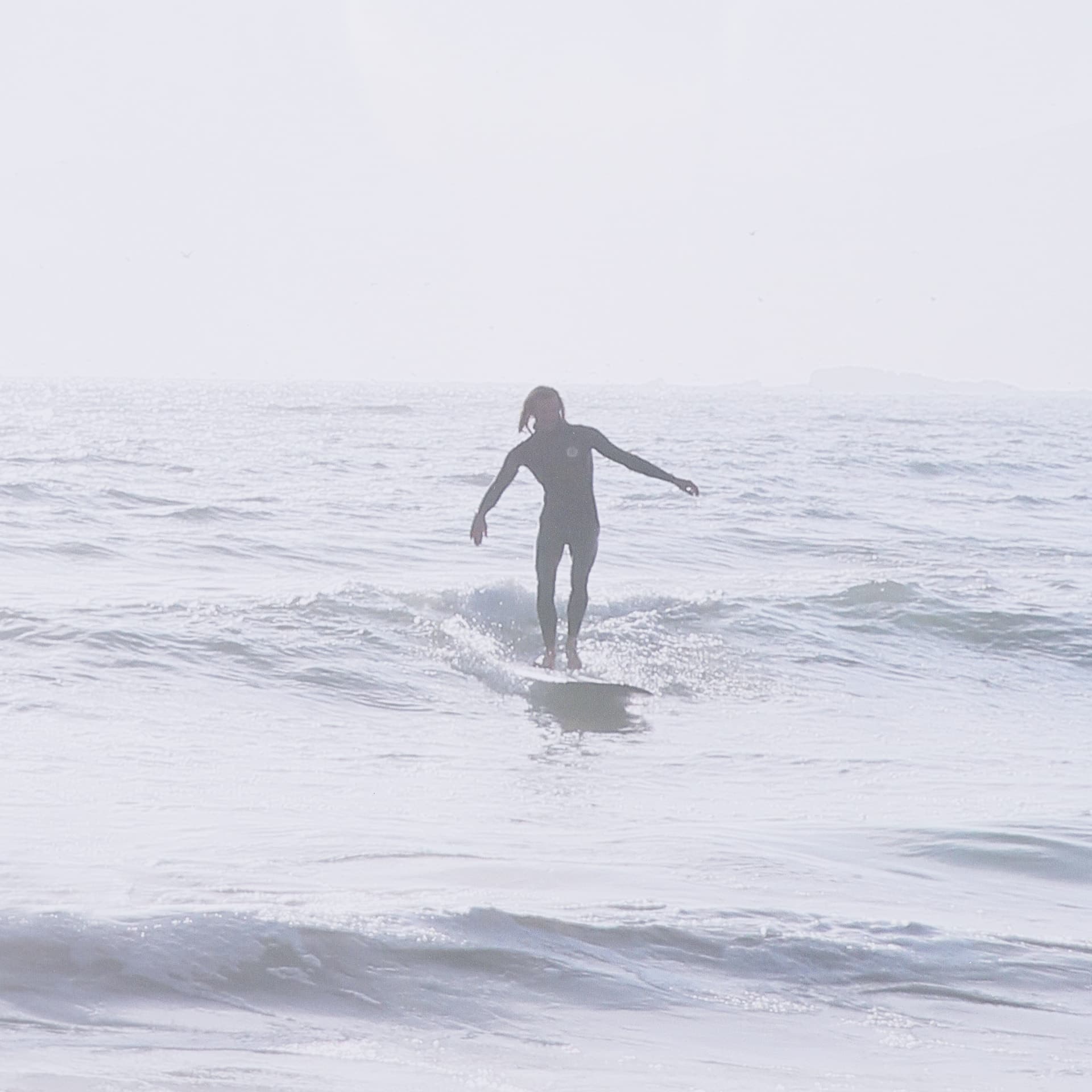 Surfing the Horizon by Shot By Clint Framed Photo Print Matted under Glass — product photograph