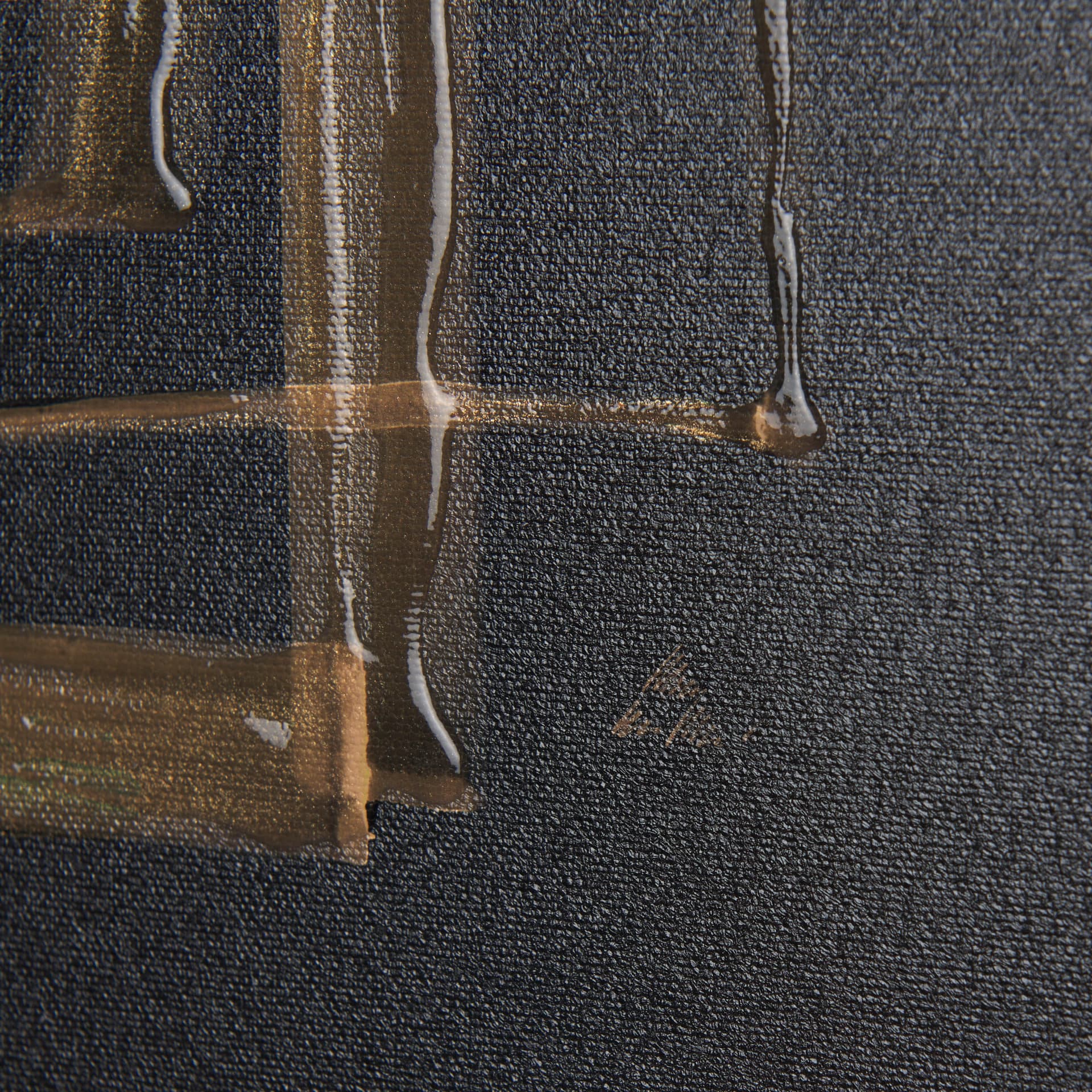 Lines IV by Mercana Studio a Hand Embellished Textured Canvas — product photograph