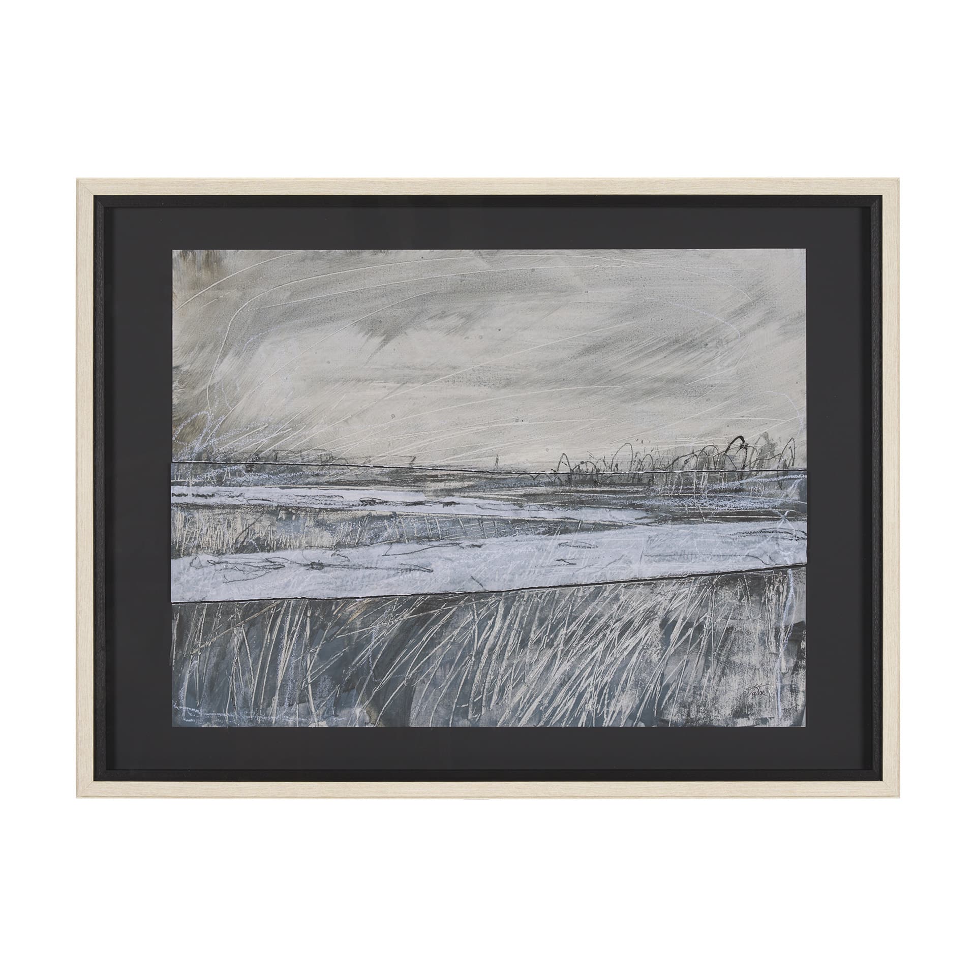 Mesmerized View III by Mercana Studio a Hand Embellished Framed Art Print Matted under Glass — product photograph