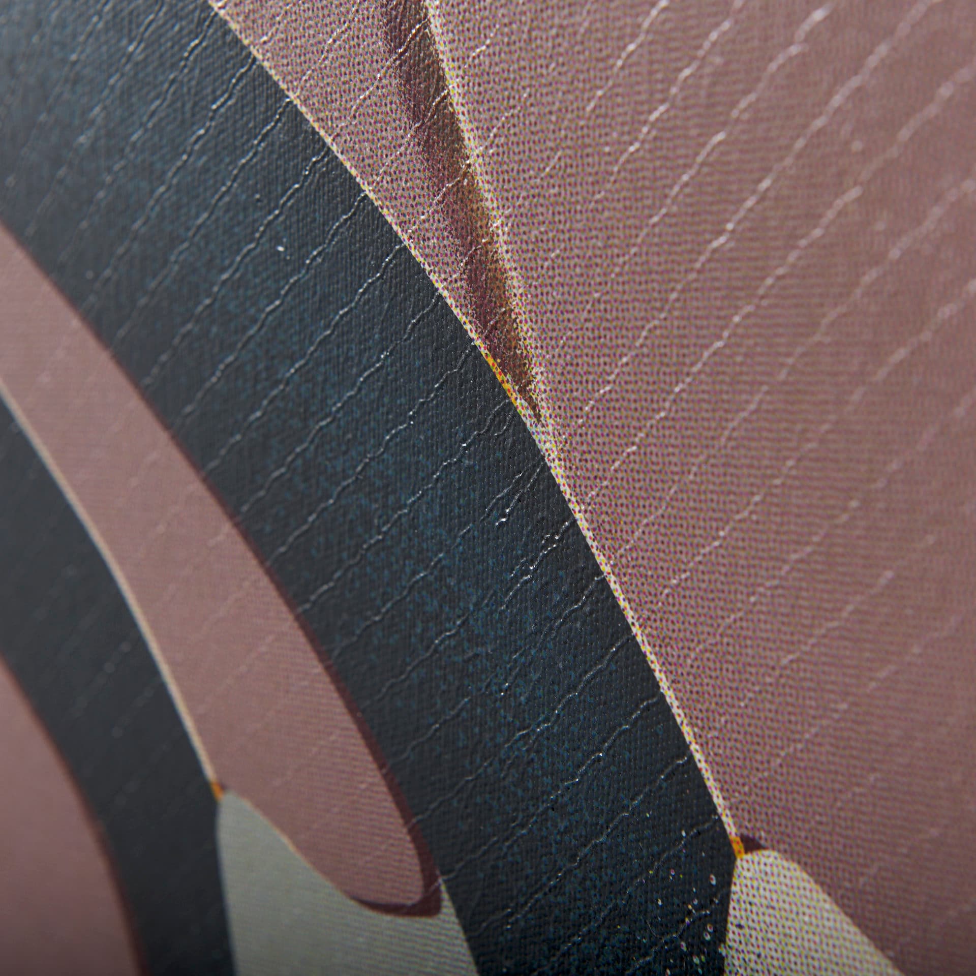 Bike Handle Pink by Alarm a Hand Embellished Textured Canvas — product photograph