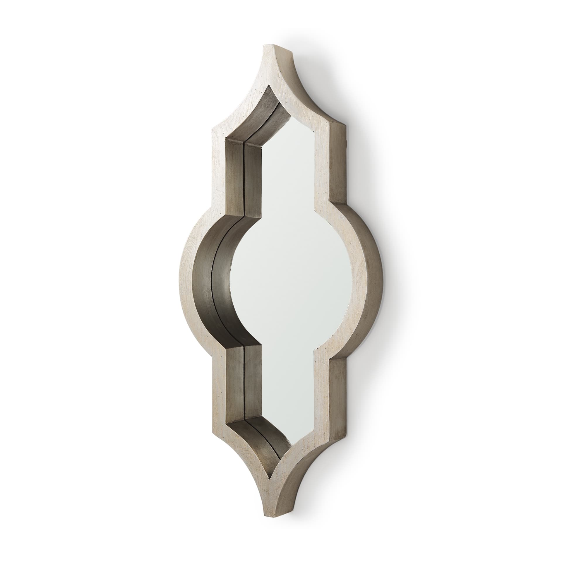 Tamanar 15x34 Champagne Wood Frame Mirror — product photograph