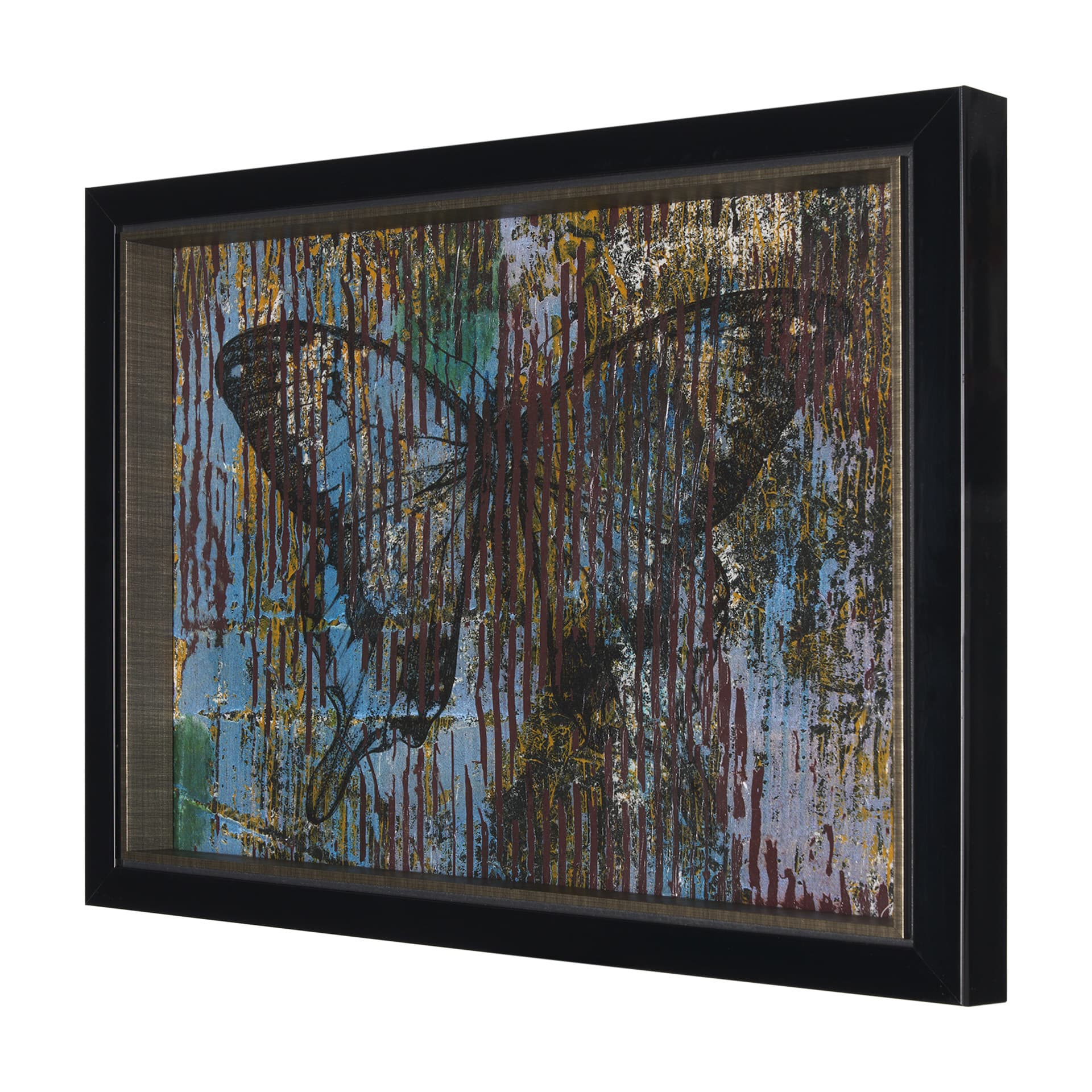Papillon III by Mercana Studio a Hand Embellished Framed Art Print — product photograph