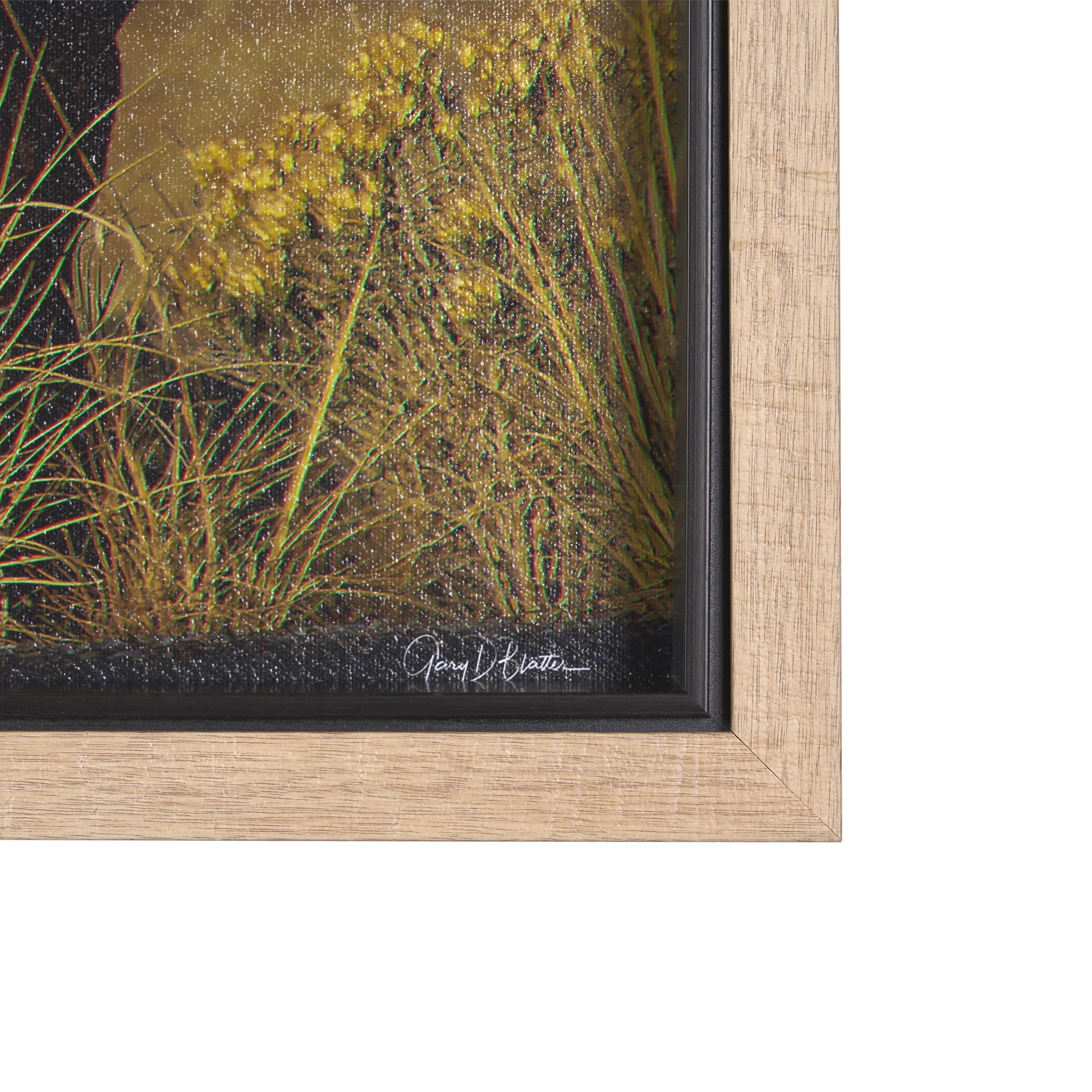Antelope Island by Gary Blatter a Hand Embellished Textured Framed Photo Art Print — product photograph