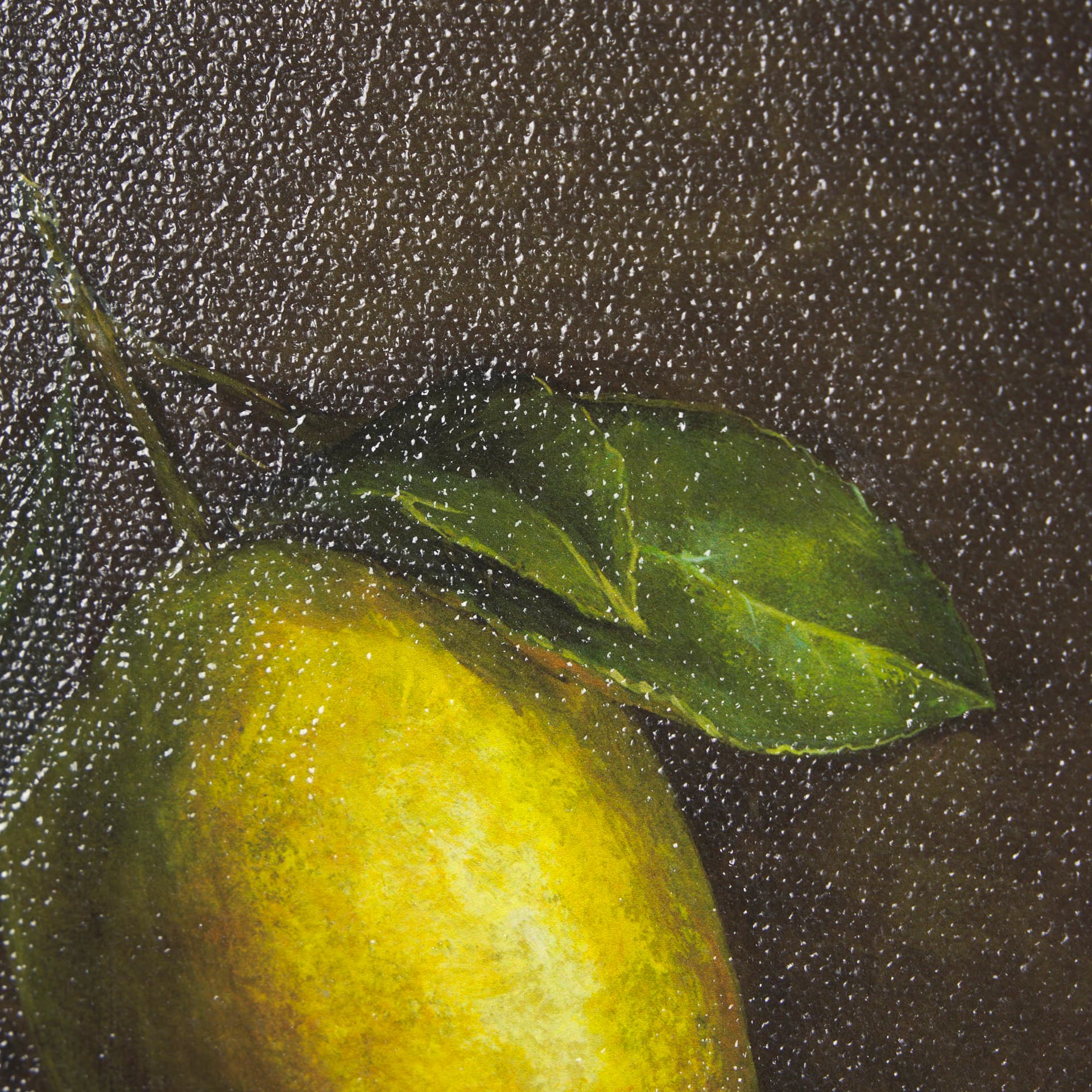 Lonely Lime by Mercana Studio a Hand Embellished Framed Art Print — product photograph