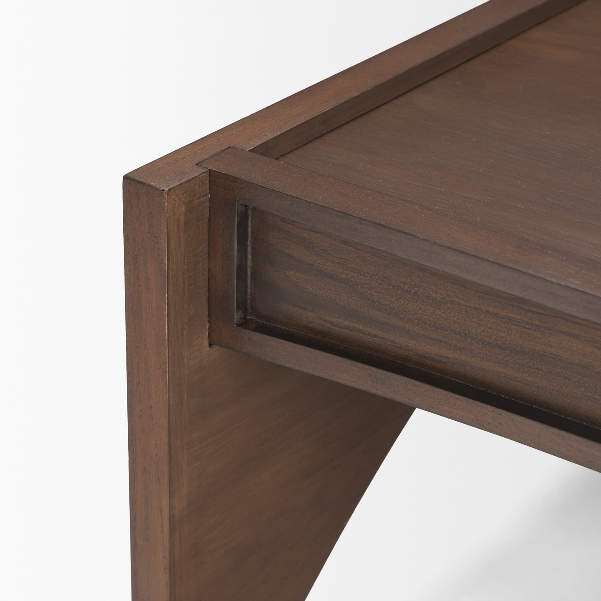 Laraya Medium Brown Wood Coffee Table — product photograph