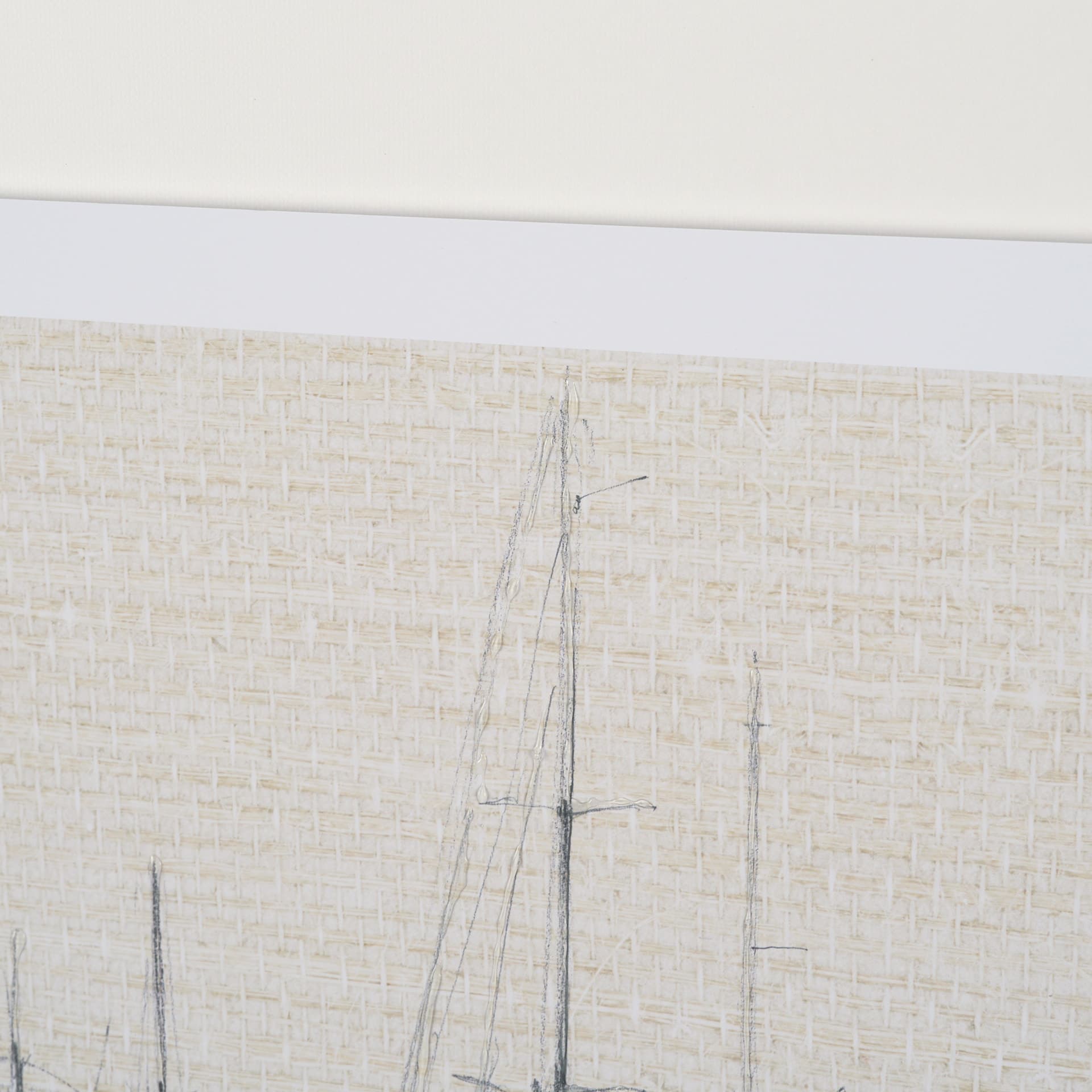 Sail Away IV by Mercana Studio a Hand Embellished Framed Art Print Matted under Glass — product photograph