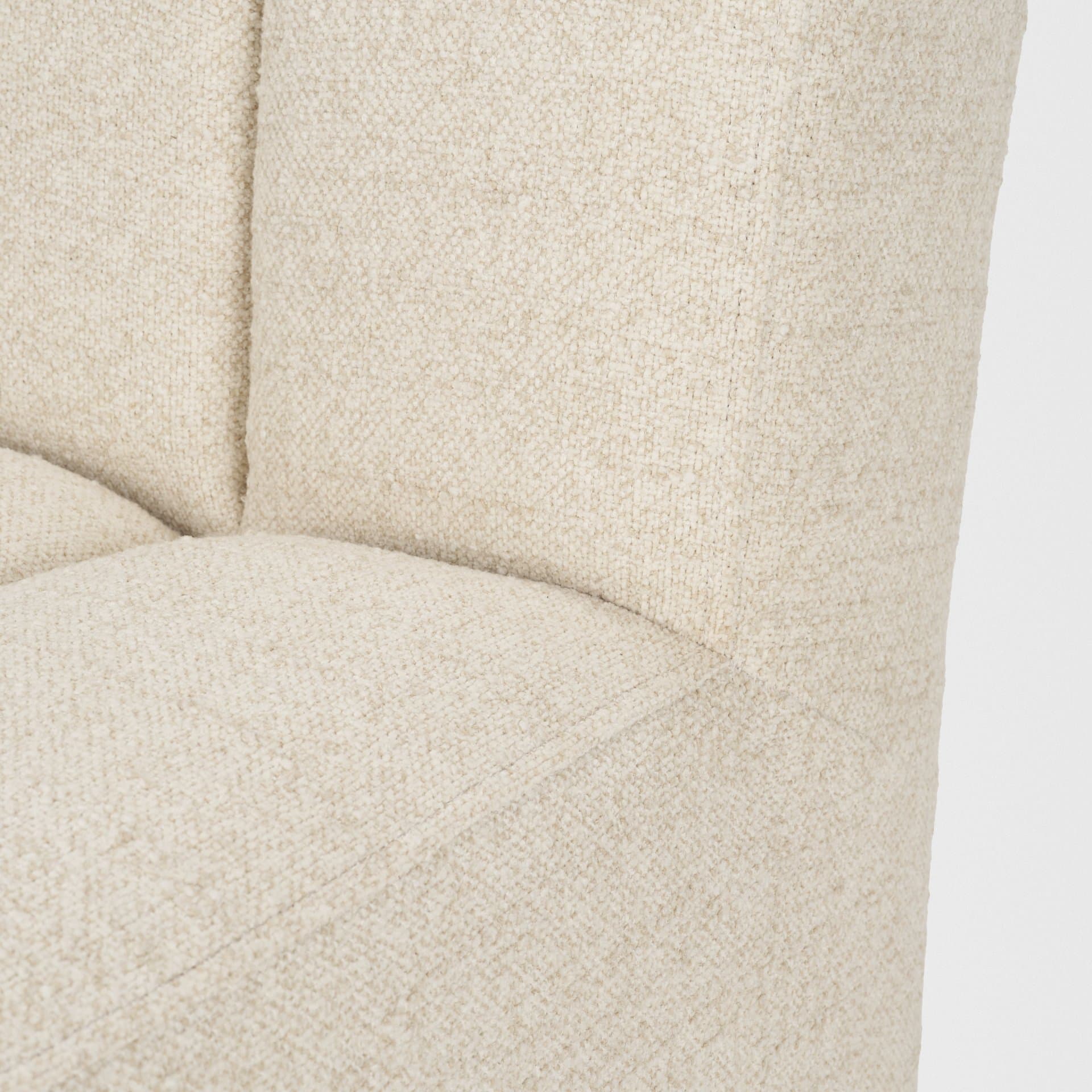 Wilkins Barrel Back Dining Arm Chair | Beige Fabric w/ Wood — product photograph