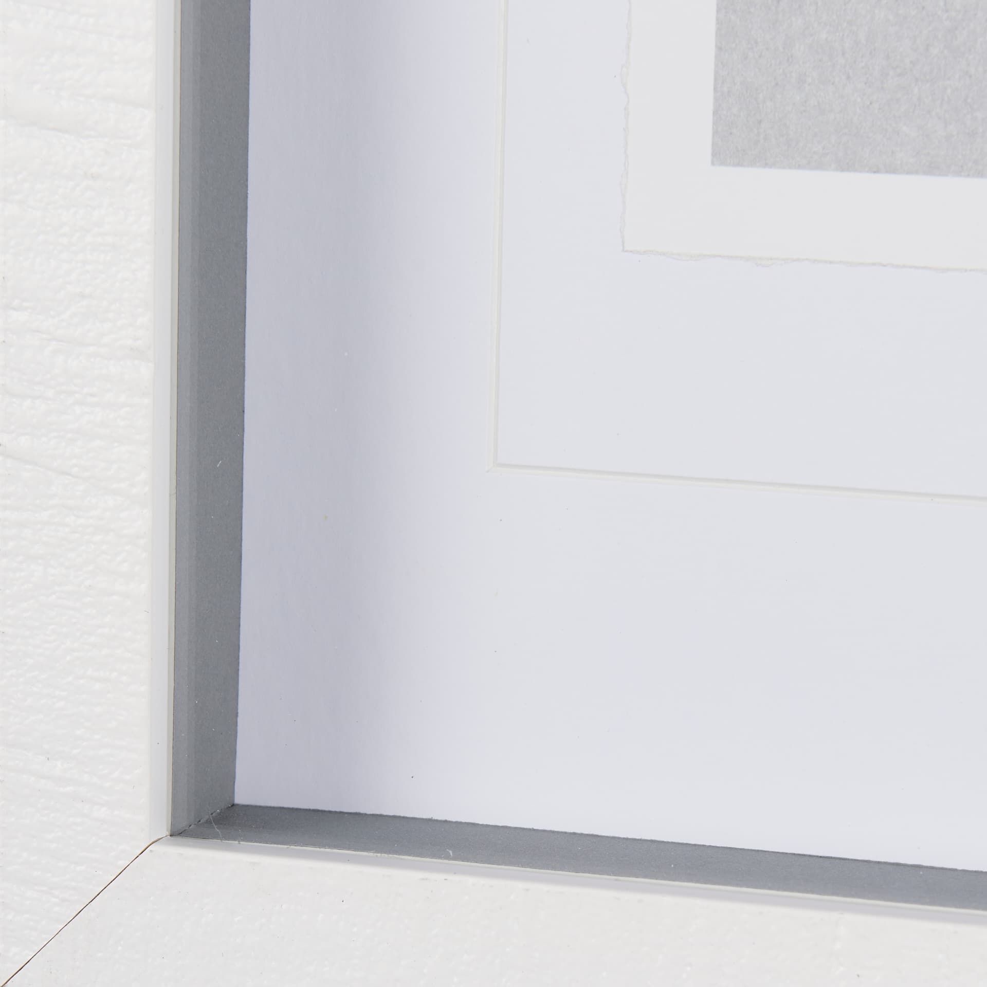 Botanical sketches I (Grey) by Mercana Studio Hand Embellished Framed Art Print Matted under Glass — product photograph