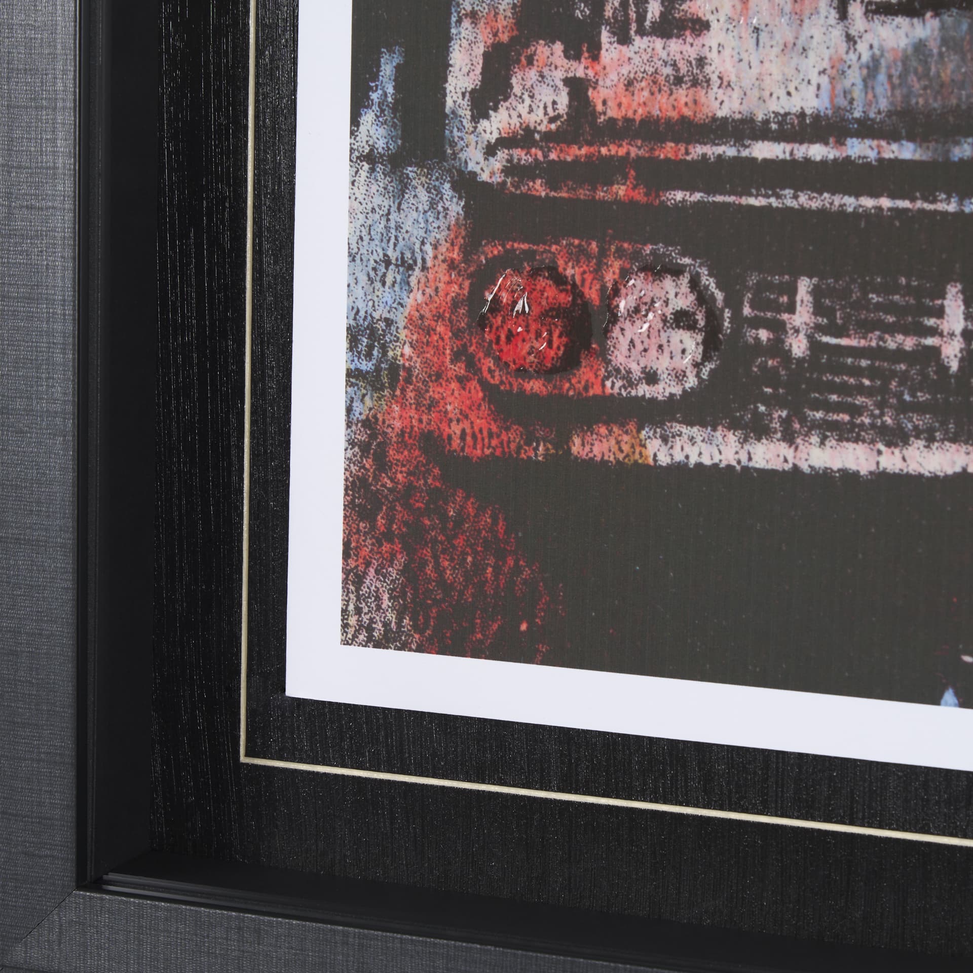 City Vibe IV by Mercana Studio a Hand Embellished Textured Framed Art Print Matted under Glass — product photograph
