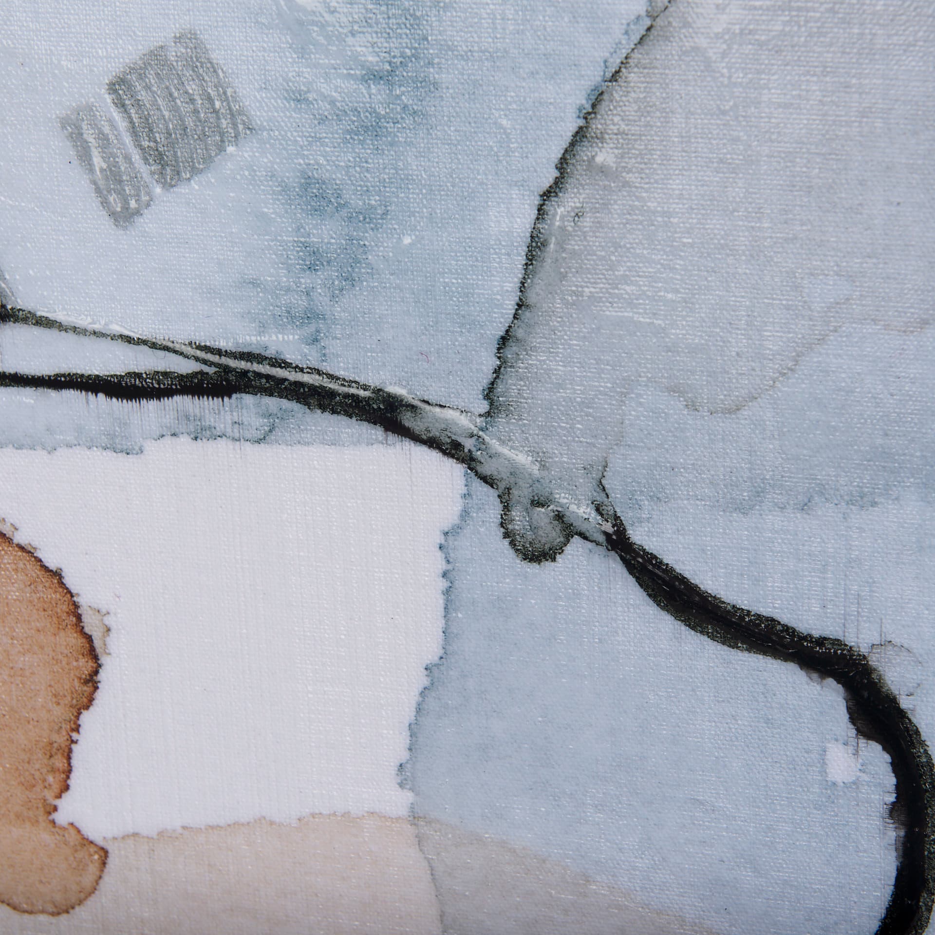 A Cloudy Afternoon II by Mercana Studio a Hand Embellished Textured Canvas — product photograph