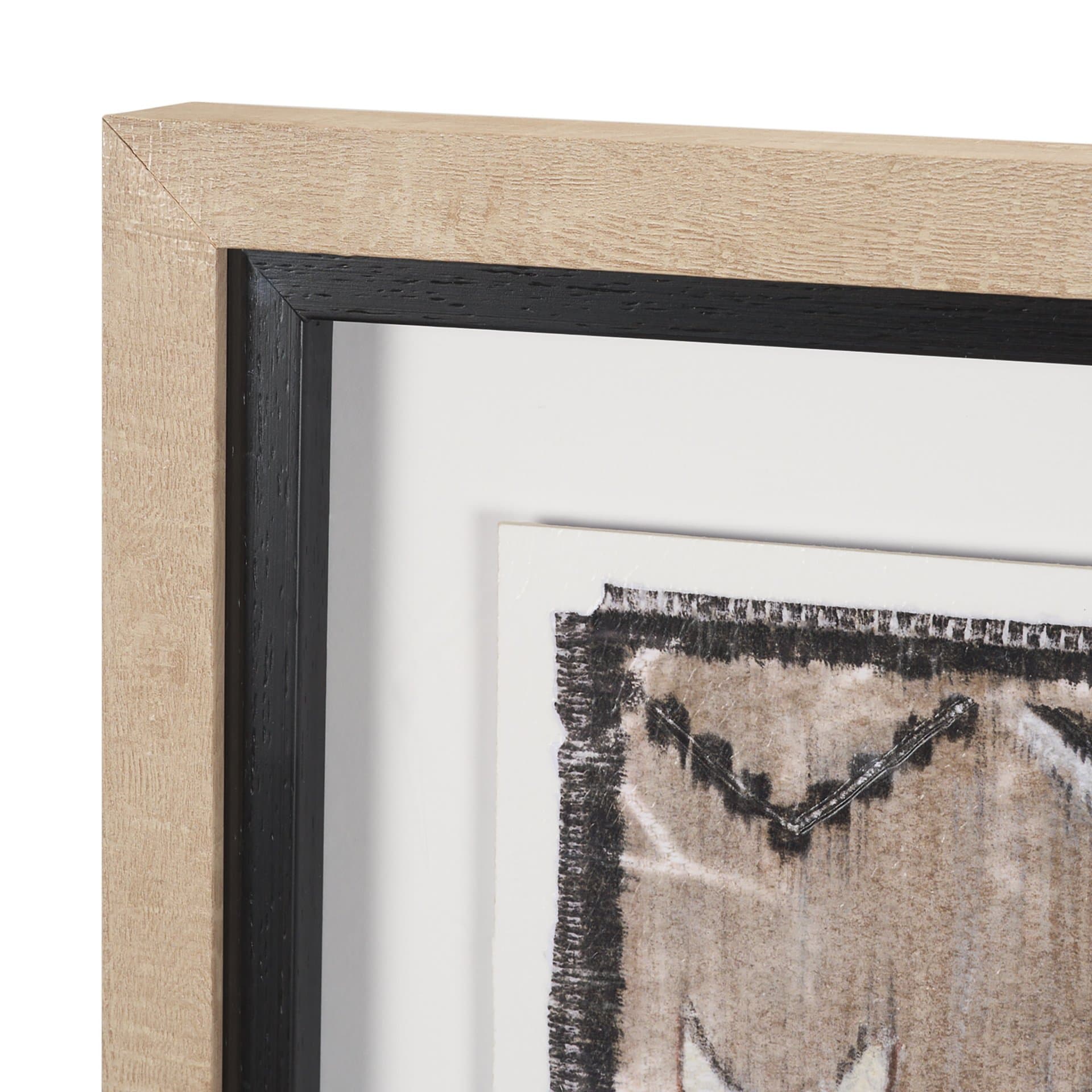 Vintage Rug by Chad Warren a Hand Embellished Framed Print under Glass — product photograph