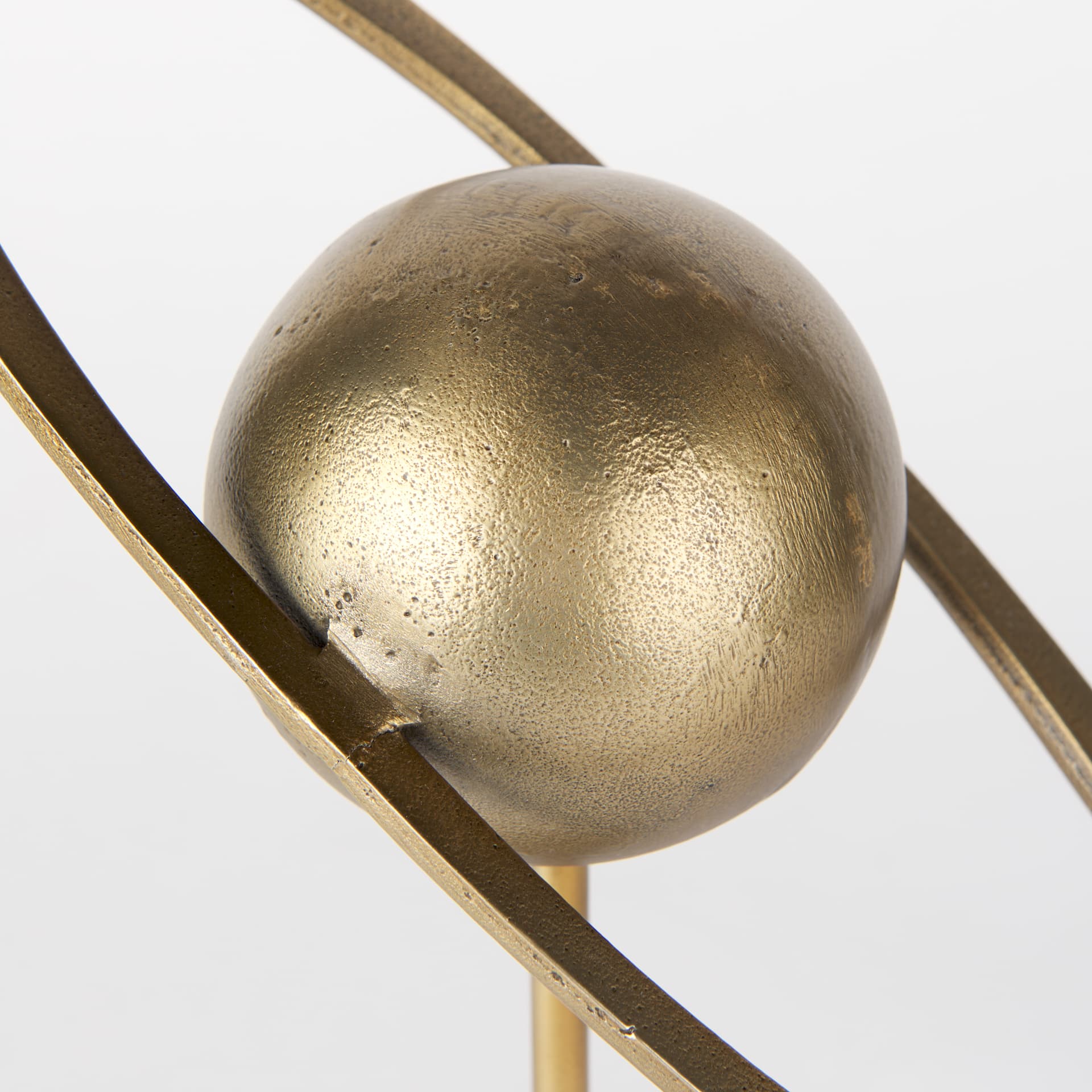 Atlas 15.0L x 7.0W x 16.0H Gold Metal Solar System Ornament — product photograph