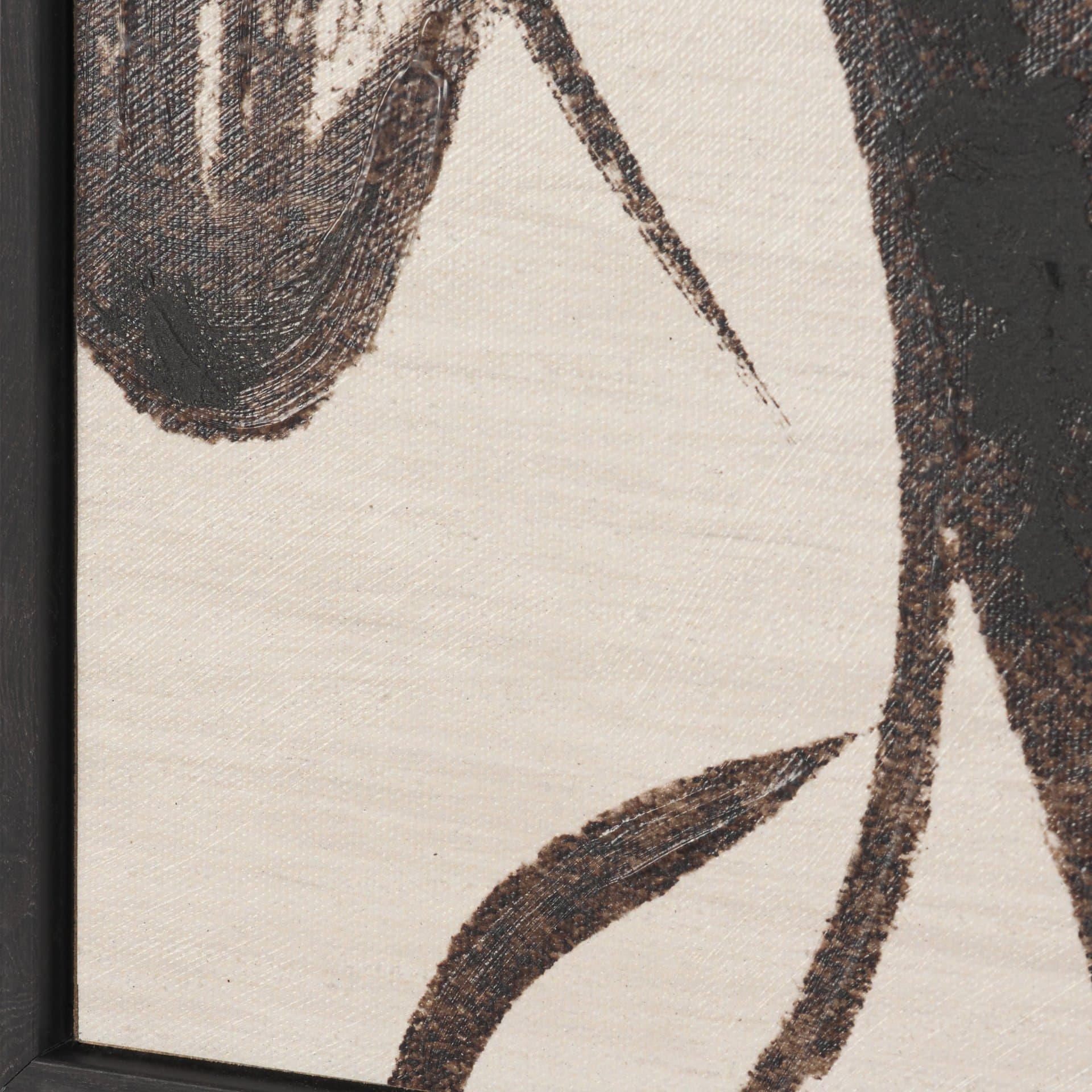 Sculptured Chaos I by Mercana Studio Hand Embellished Textured Framed Artwork — product photograph