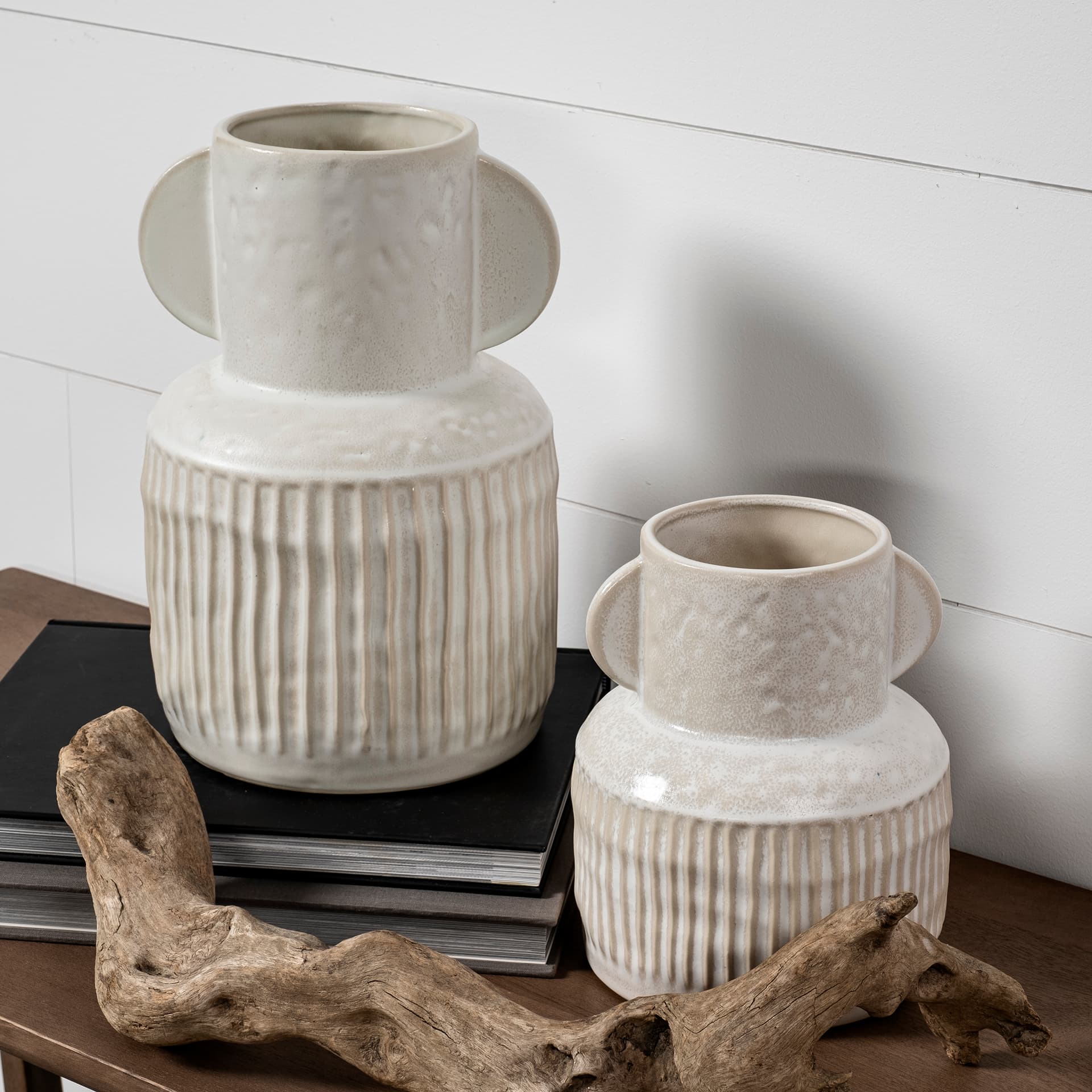 Judy Small Eggshell Ceramic Vase — product photograph