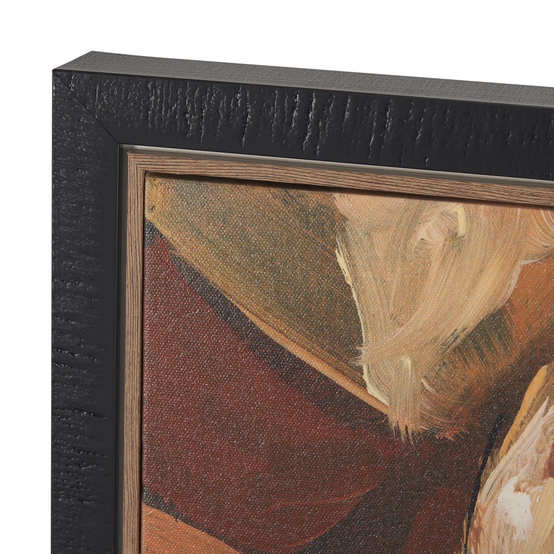 Mud Cloth Head Scarf I by Mercana Studio a Hand Embellished Textured Framed Canvas — product photograph