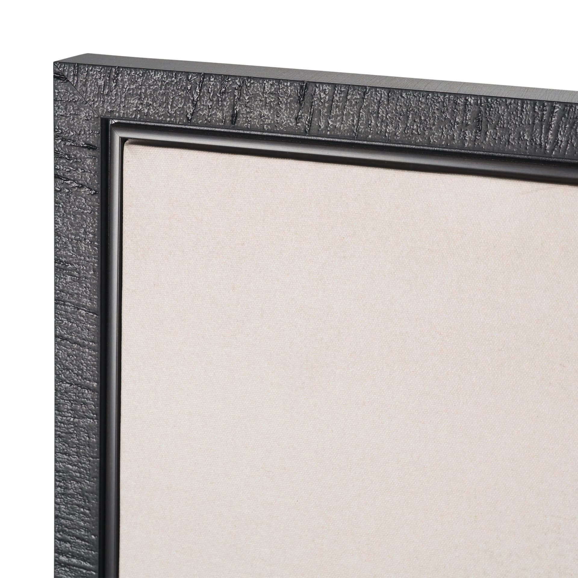 Lowland Fog B by Mercana Studio Hand-Embellished Textured Framed Canvas Artwork — product photograph