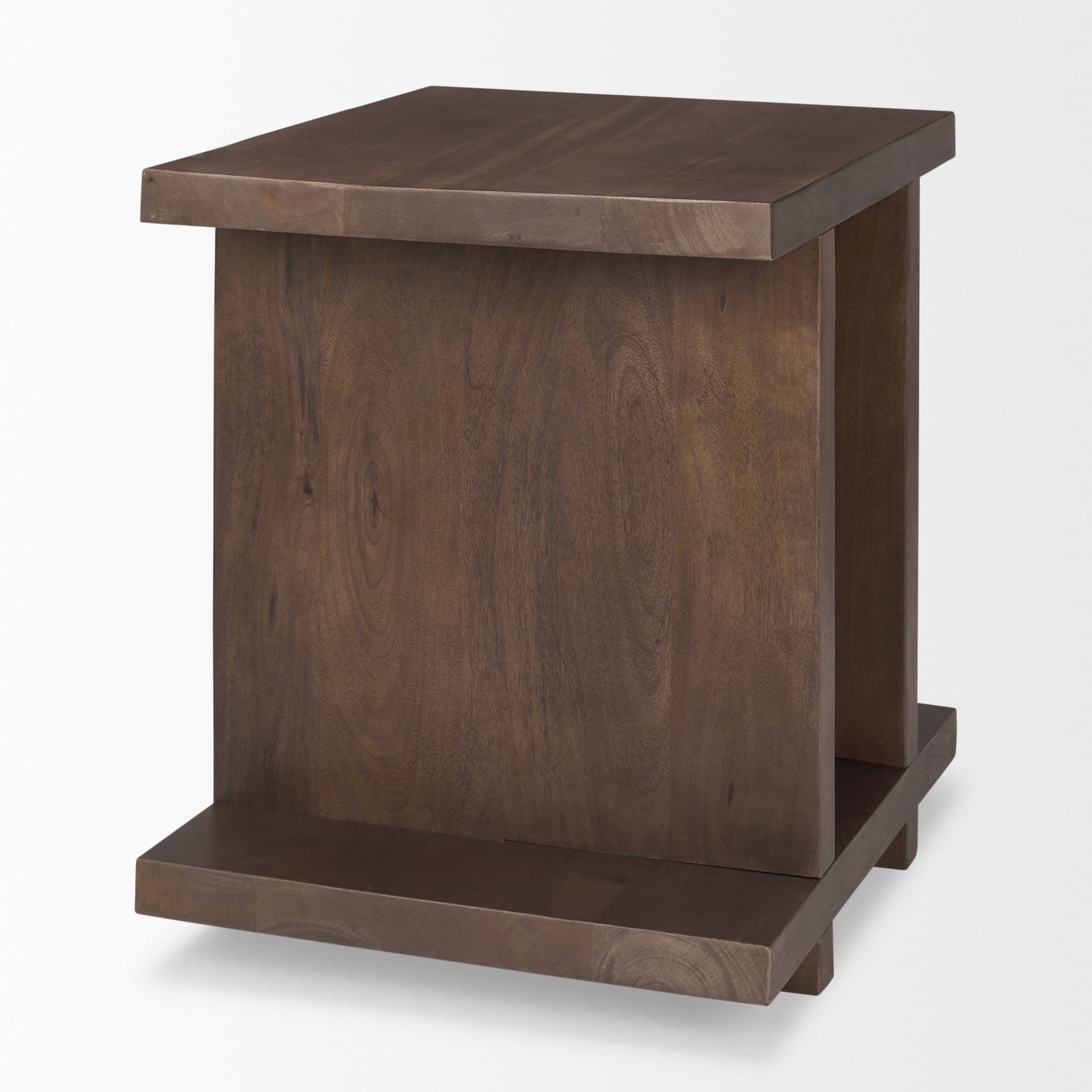 Nohr Medium Brown Wood Accent Table — product photograph