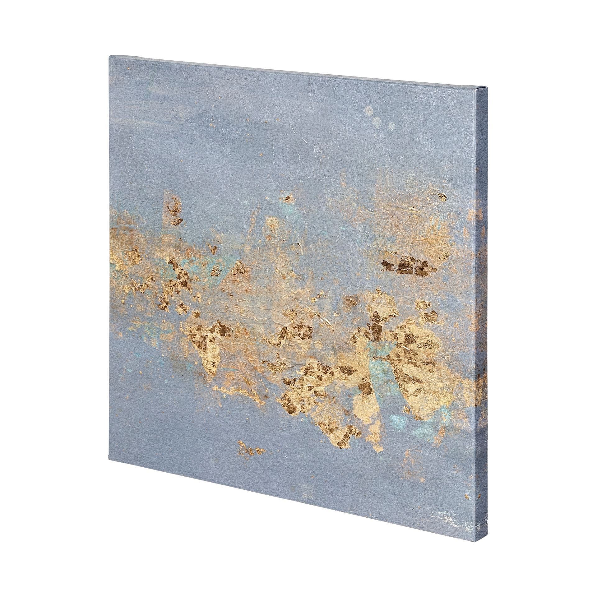Concrete Gold 3 by Mercana Studio a Hand Embellished Textured Canvas — product photograph
