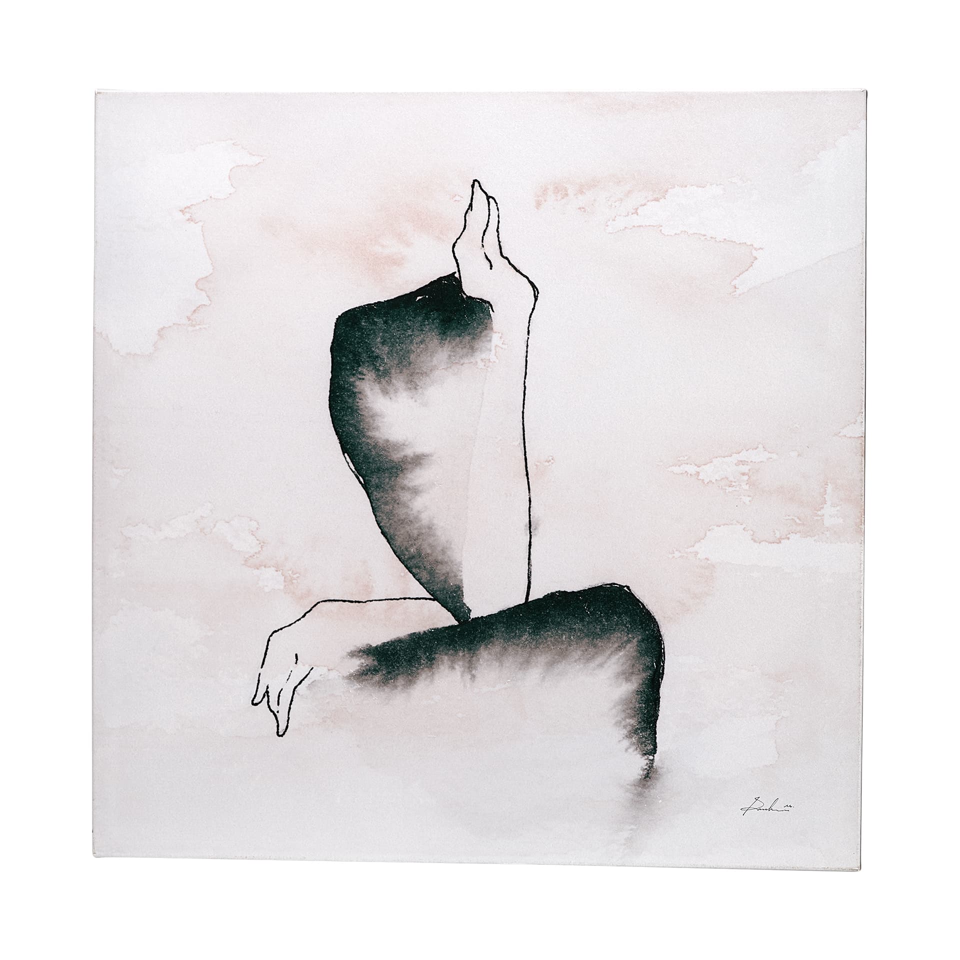 Andromedae Light I by Melody. D a Hand Embellished Textured Canvas — product photograph