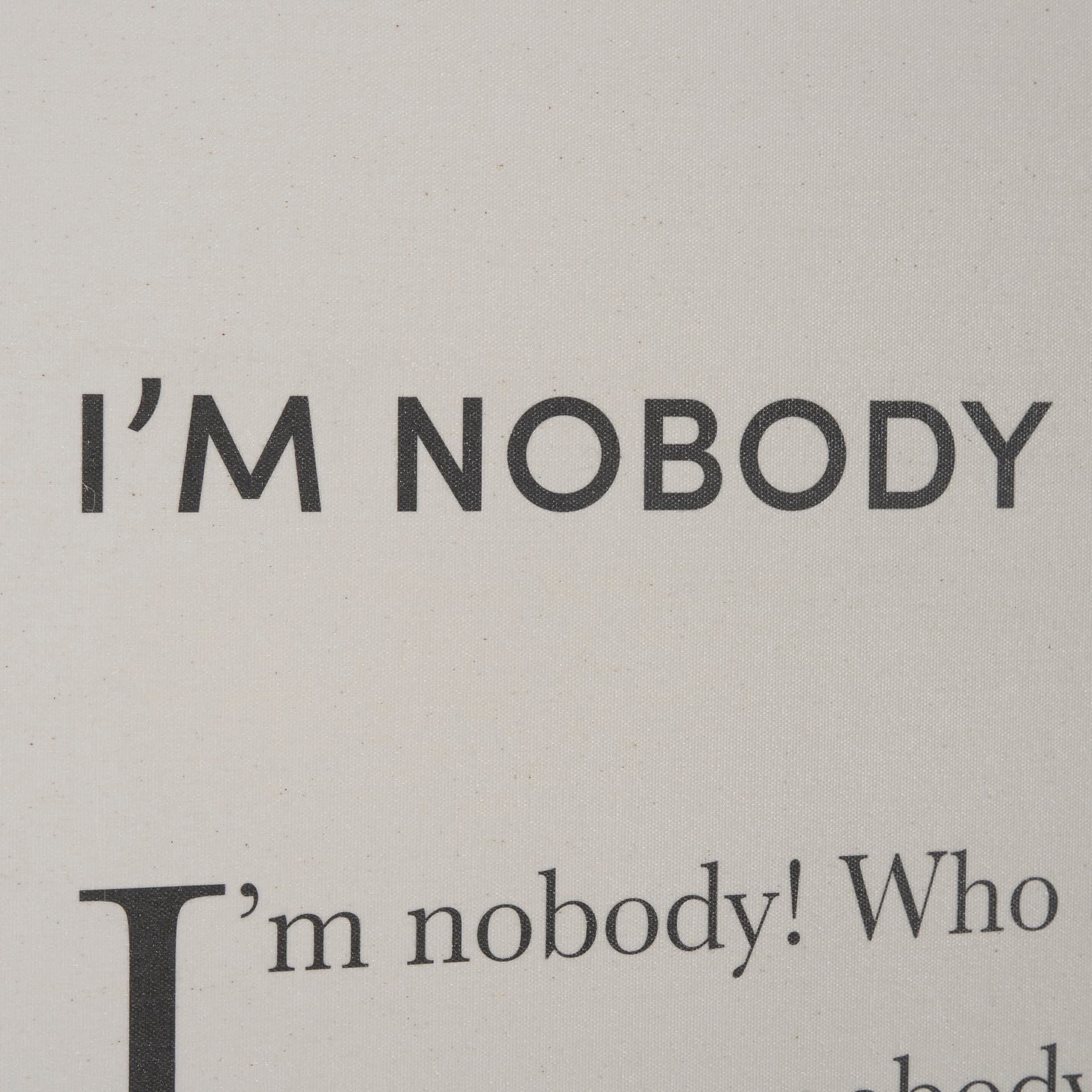 I'm Nobody by Mercana Studio a Hand Embellished Framed Art Print Matted under Glass — product photograph