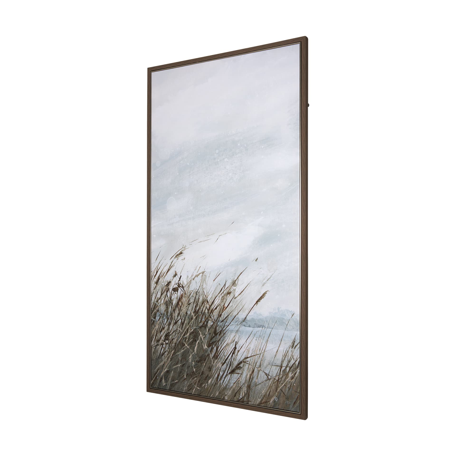 Chilly Breeze I by Mercana Studio a Hand Embellished Textured Framed Canvas — product photograph