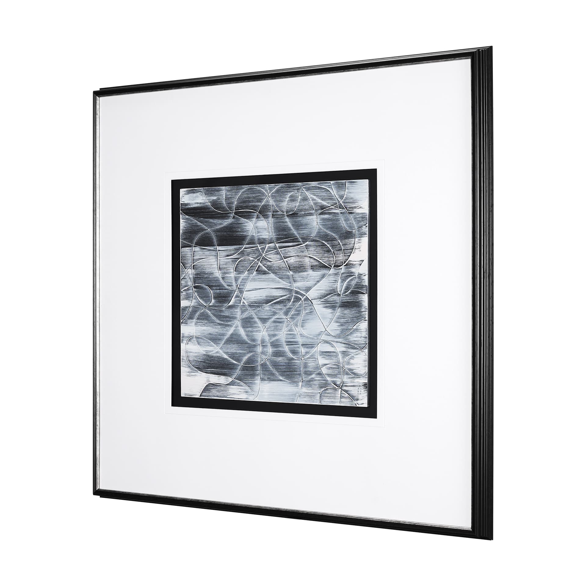 Continuous Strand I by Studio M a handmade Original Framed Artwork under Glass — product photograph