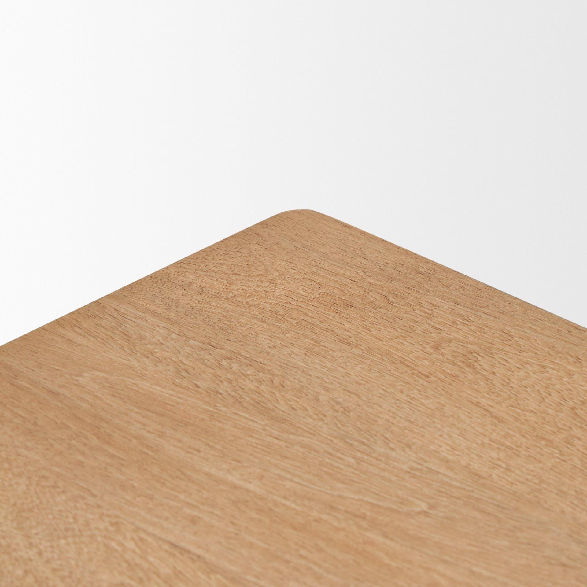 Trellyn Light Brown Wood w/ Carved Woven Base Square Accent Table — product photograph
