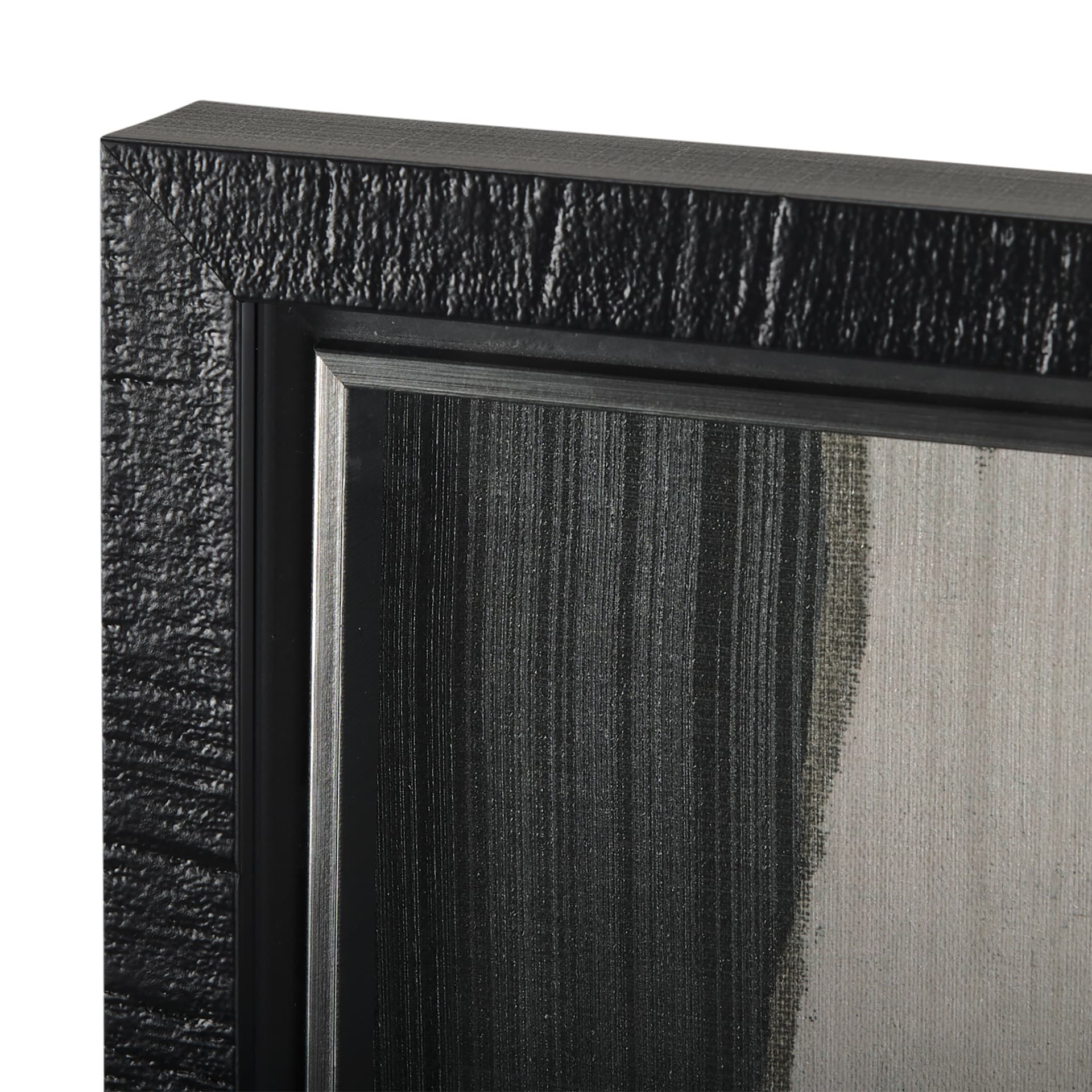 Blend by Mercana Studio a Hand Embellished Textured Framed Art Photograph Matted under Glass — product photograph