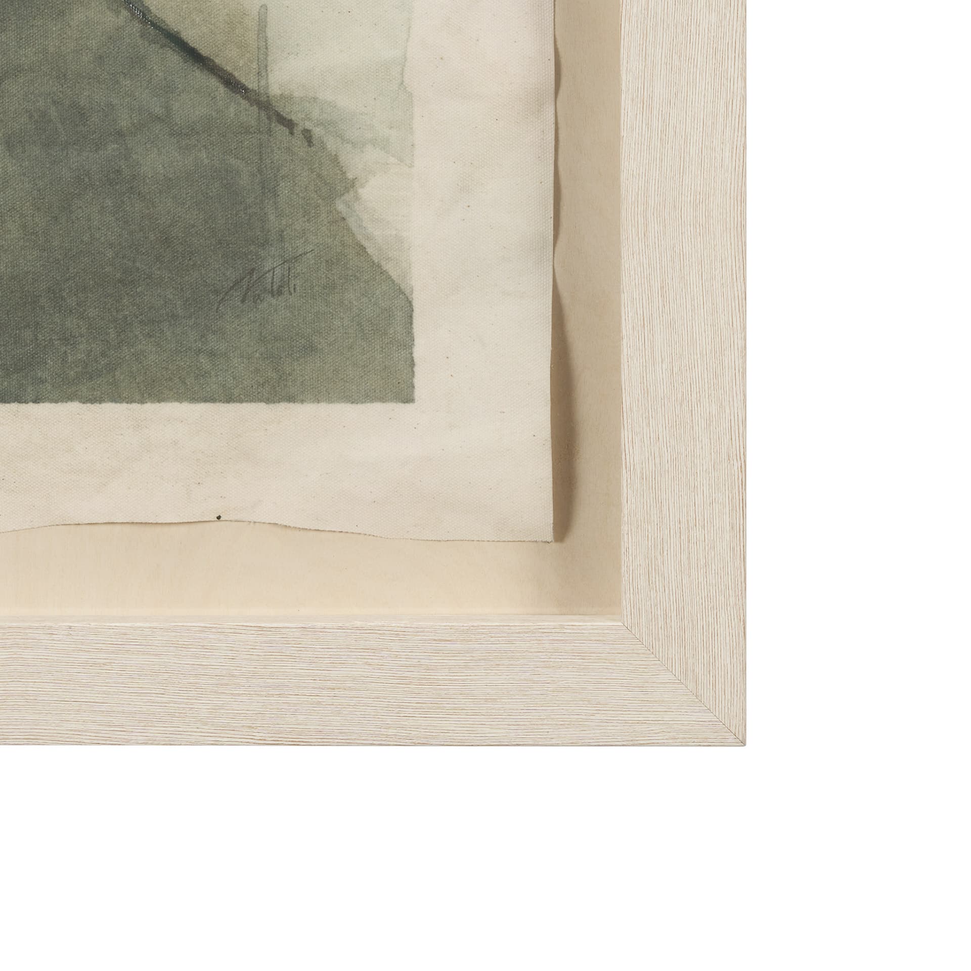Over At The Lake by Mercana Studio a Hand Embellished Framed Art Print Matted under Glass — product photograph
