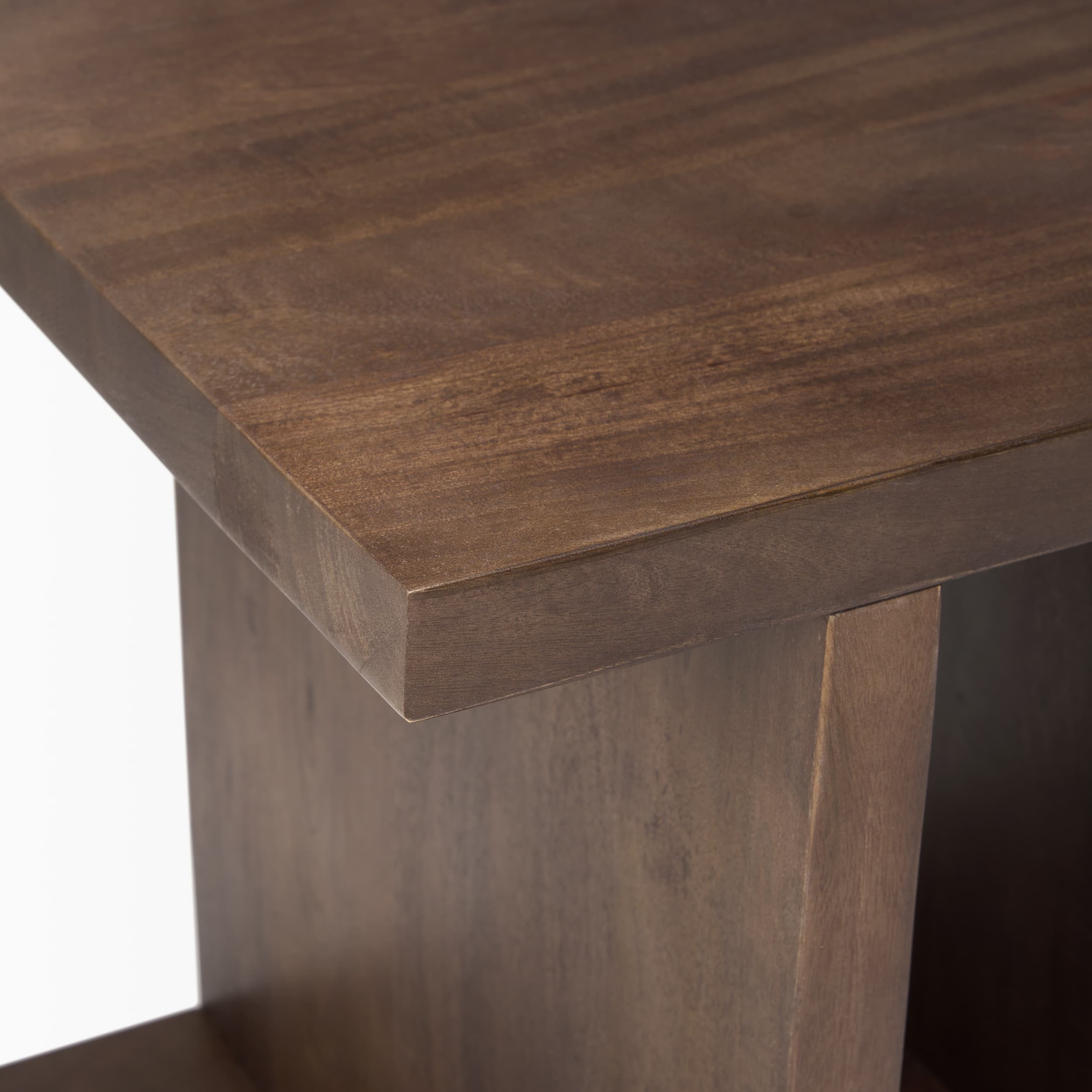 Nohr Medium Brown Wood Accent Table — product photograph
