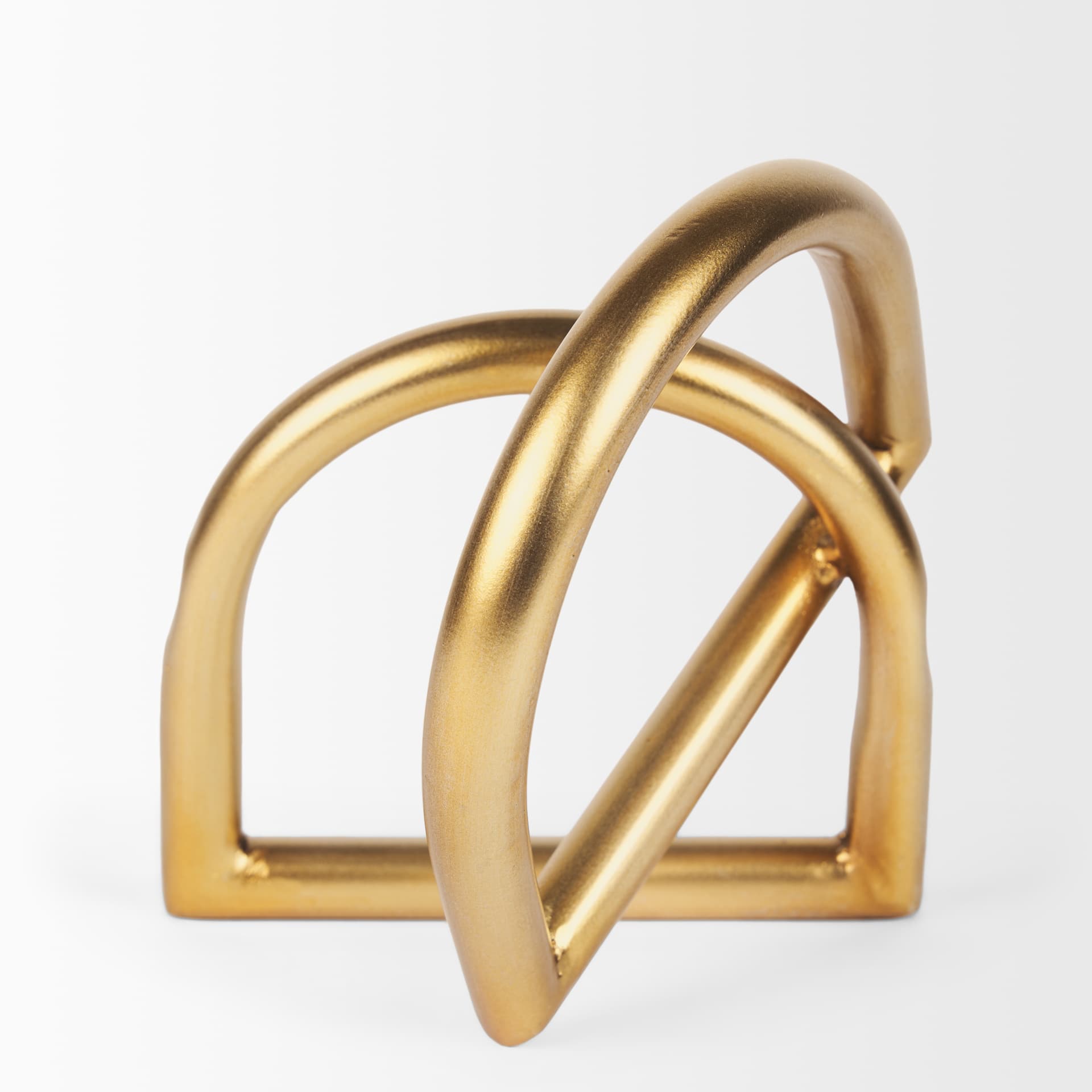 Locke Large Gold Metal Decorative Object — product photograph