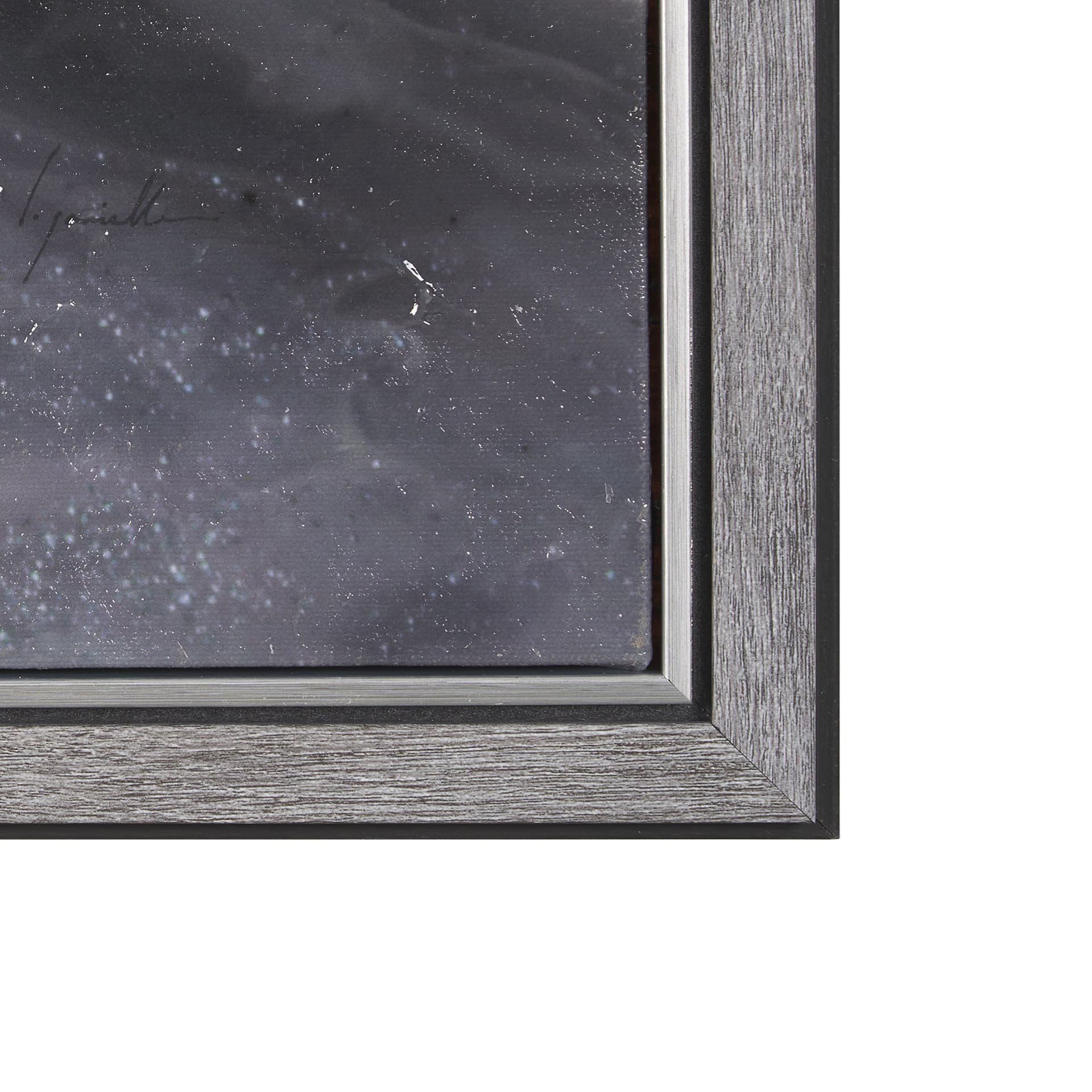 Storm Surge II by Mercana Studio a Hand Embellished Textured Framed Canvas — product photograph