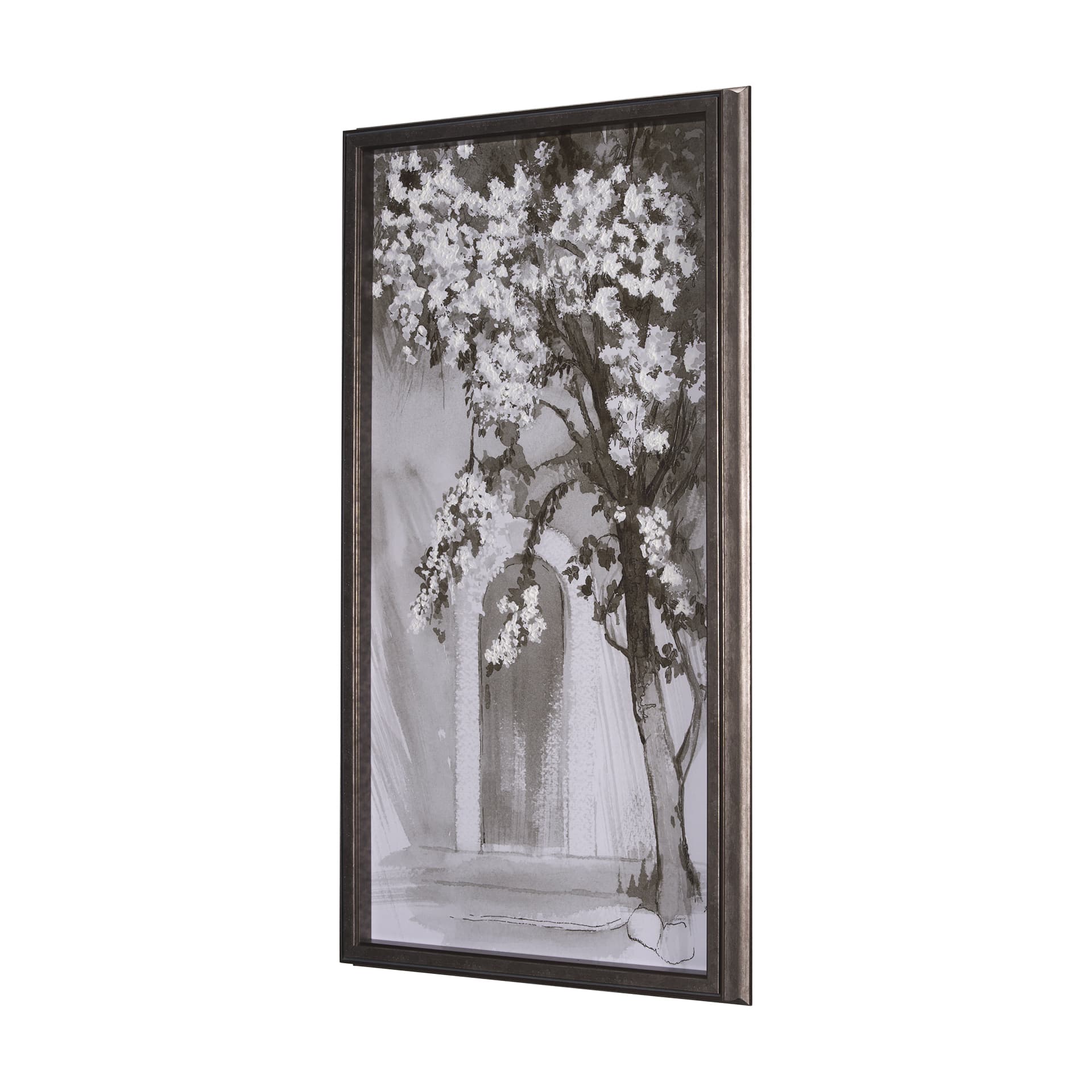 Blossoming Tree I by Mercana Studio a Hand Embellished Textured Framed Art Print — product photograph