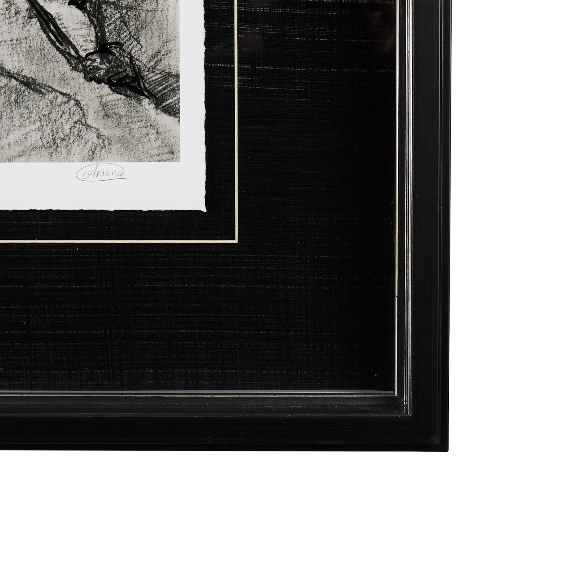 West coast chronicles II by Mercana Studio Hand Embellished Framed Art Print Matted under Glass — product photograph