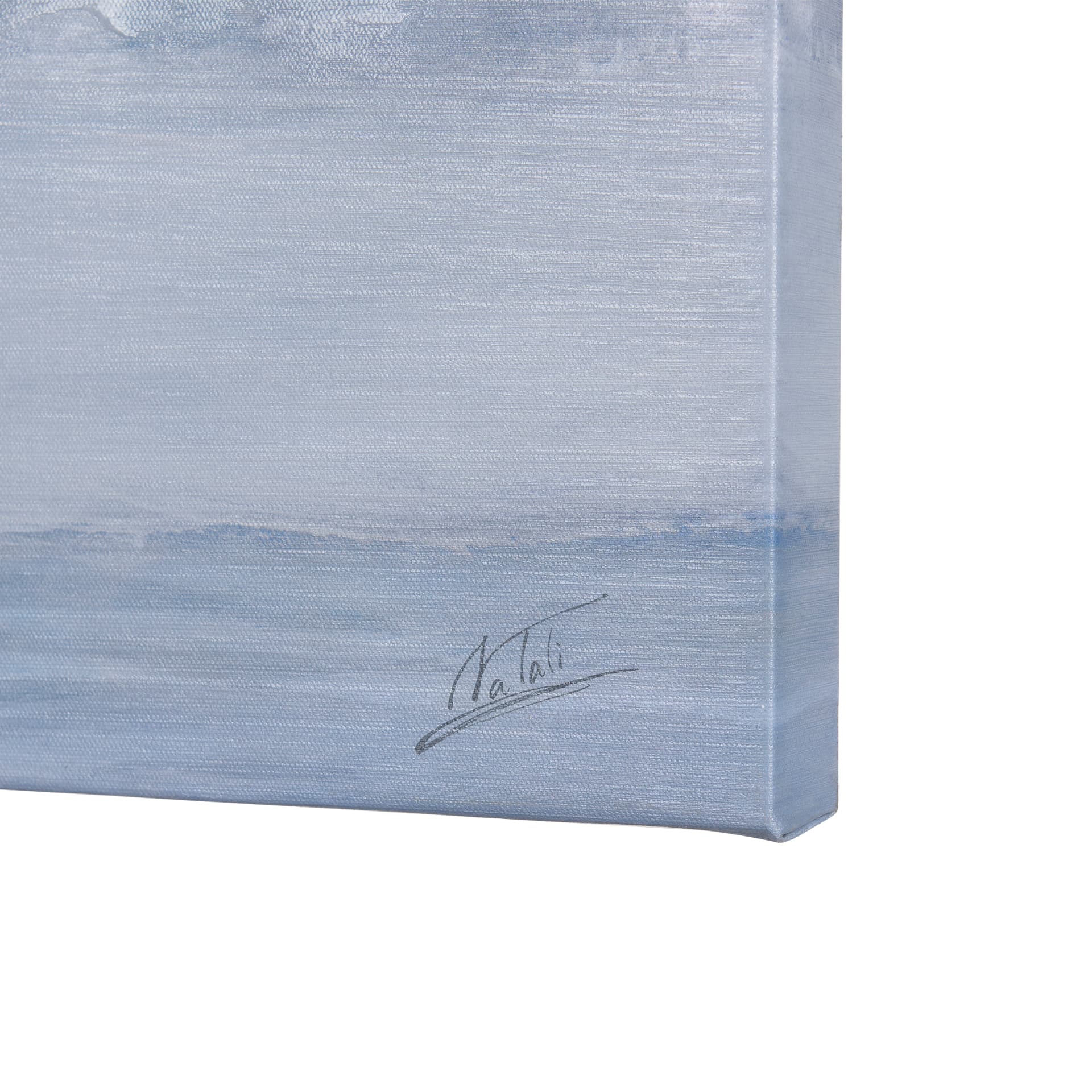 Day Cloud II by Mercana Studio a Hand Embellished Textured Canvas — product photograph