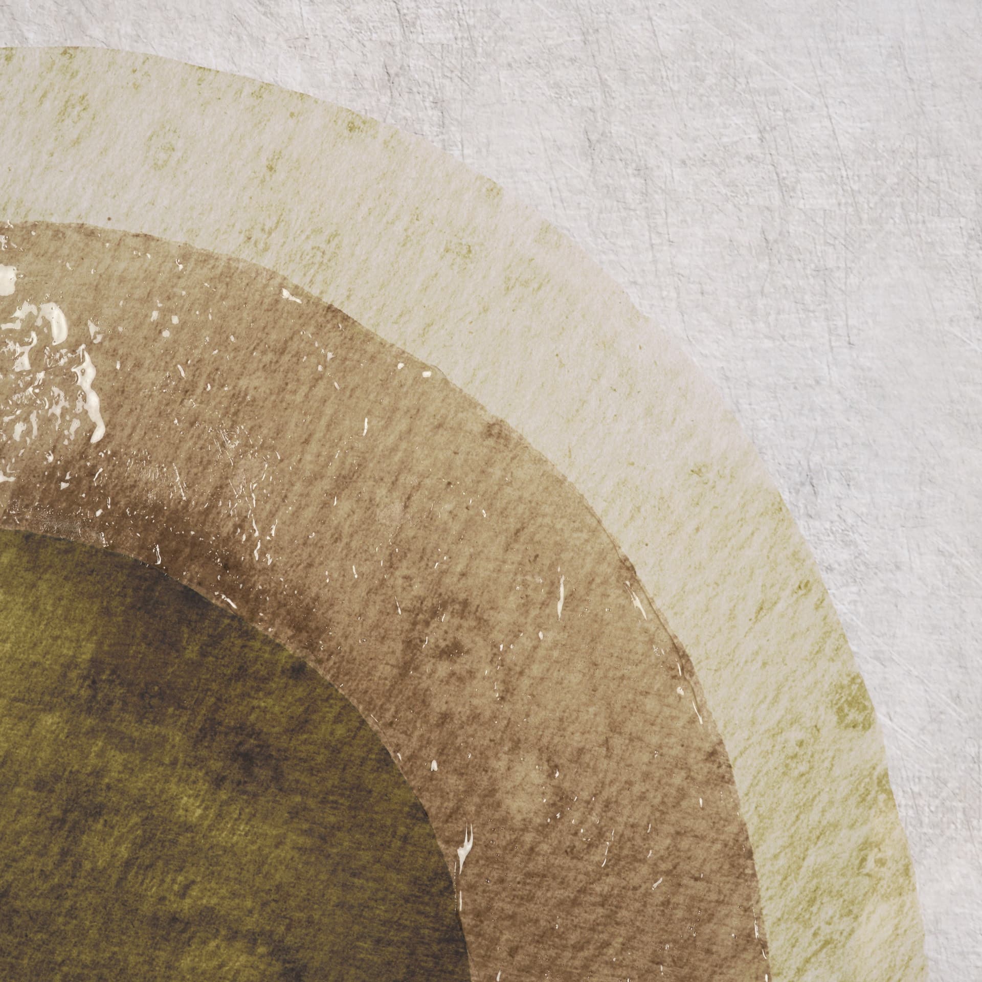 Green Eclipse by Mercana Studio Hand Embellished Framed Print under Glass — product photograph