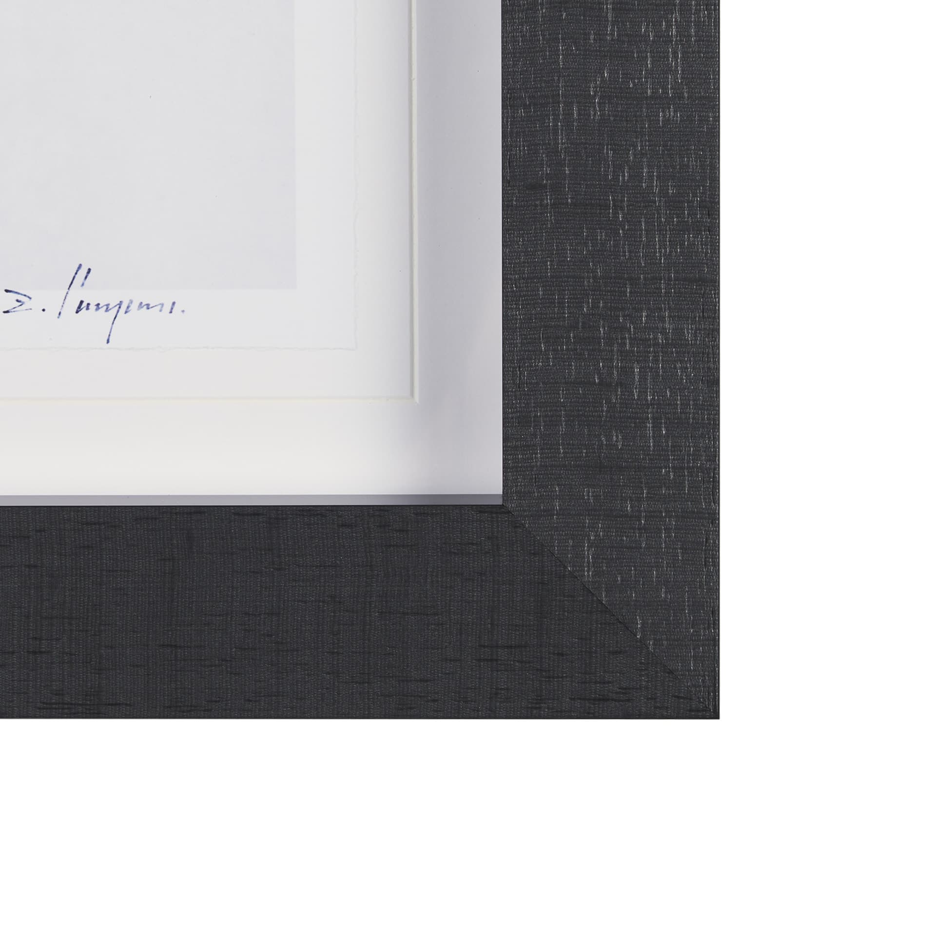 Evergreen Branches I by Mercana Studio a Hand Embellished Framed Art Print Matted under Glass — product photograph