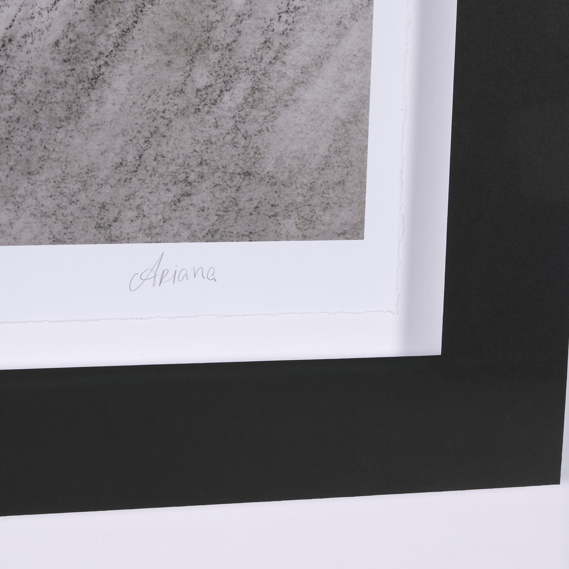 Serene View by Mercana Studio a Hand Embellished Textured Framed Art Print Matted under Glass — product photograph