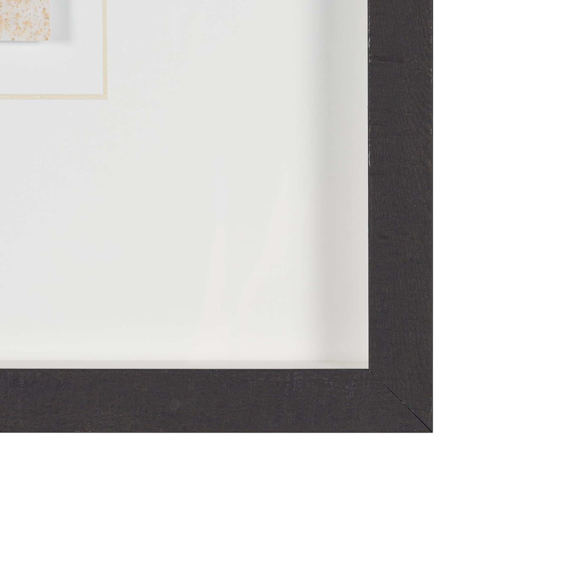 Cowboy by Mercana Studio Hand-Embellished Textured Framed Artwork Matted under Glass — product photograph