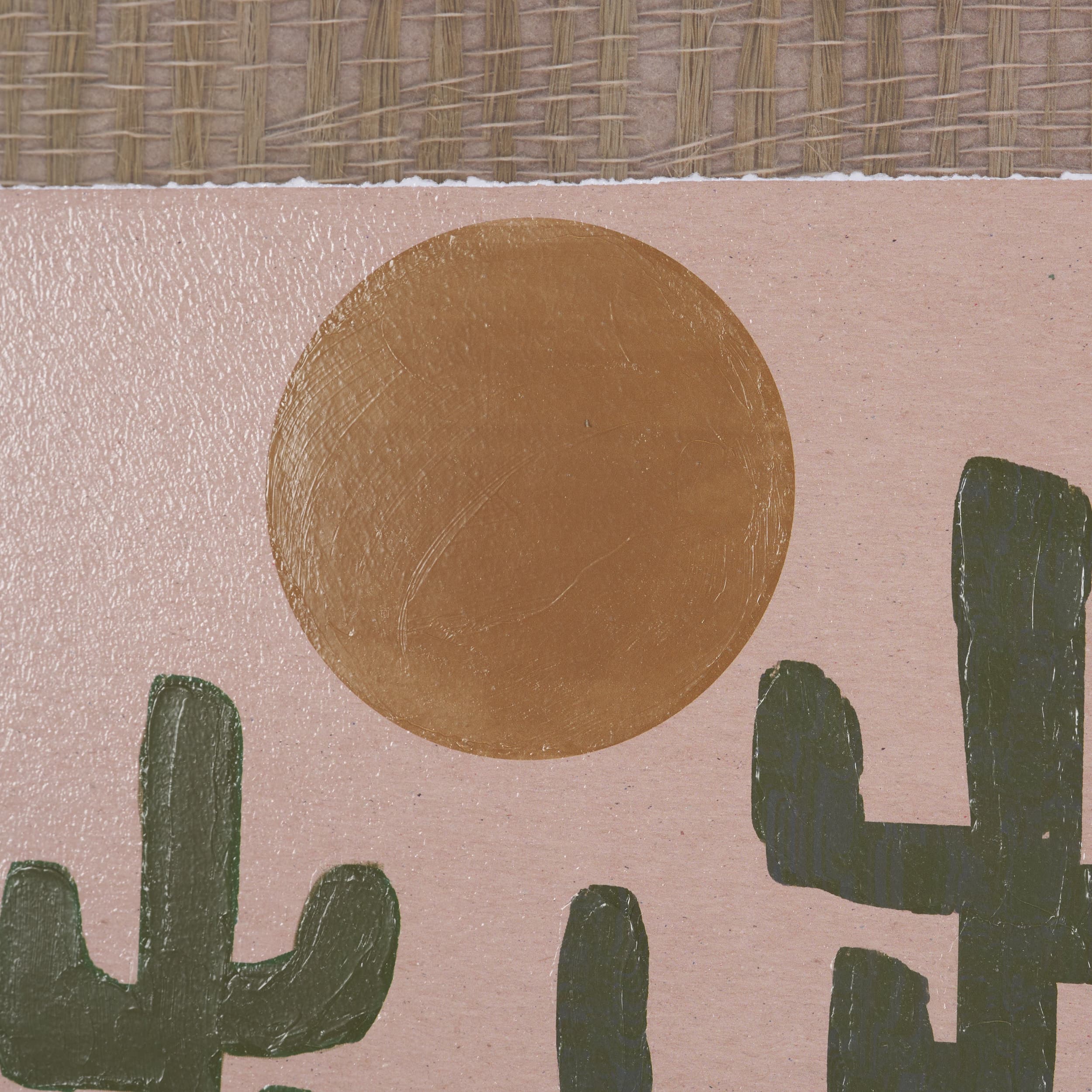 Southwestern Landscape No.3 by The Miuus Studio Textured Framed Artwork Matted under Glass — product photograph